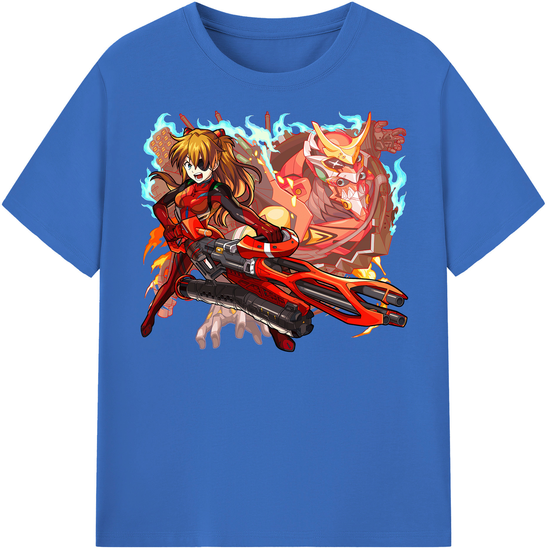 （画像用） EVA 新世紀エヴァンゲリオン 綿100％半袖Tシャツ（フロントプリント）