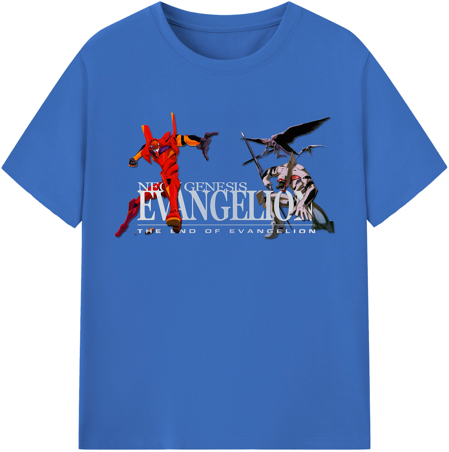 （画像用） EVA 新世紀エヴァンゲリオン 綿100％半袖Tシャツ（フロントプリント）