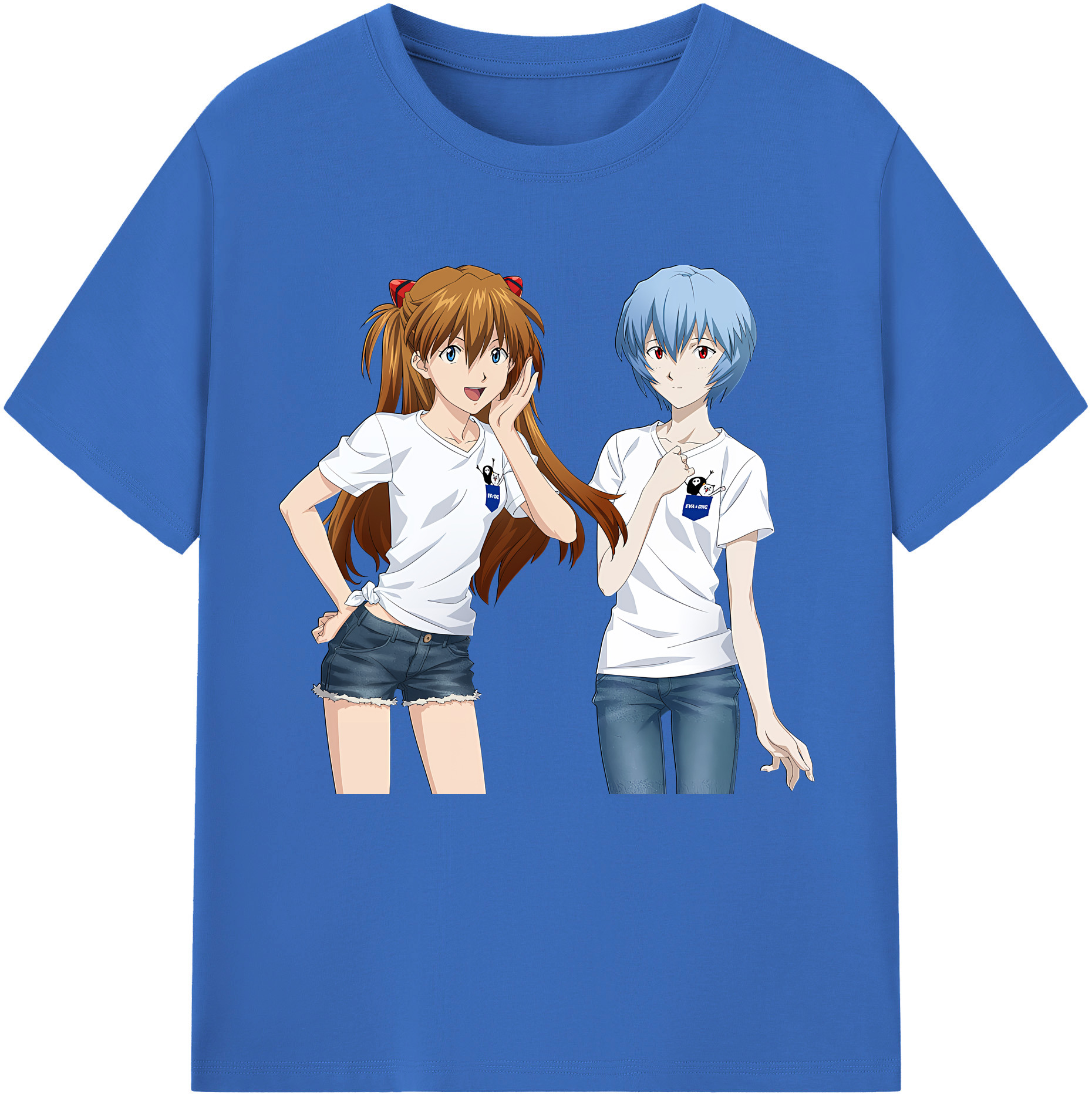 （画像用） EVA 新世紀エヴァンゲリオン 綿100％半袖Tシャツ（フロントプリント）