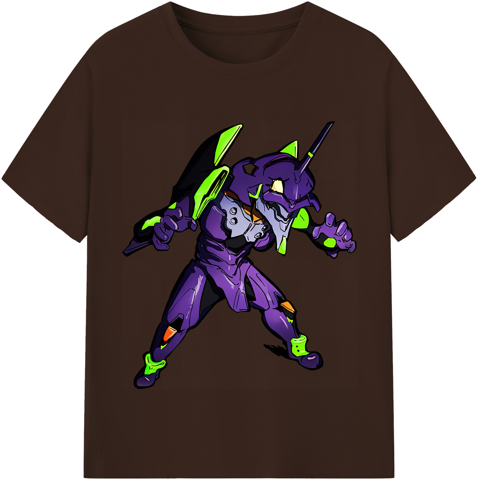 （画像用） EVA 新世紀エヴァンゲリオン 綿100％半袖Tシャツ（フロントプリント）