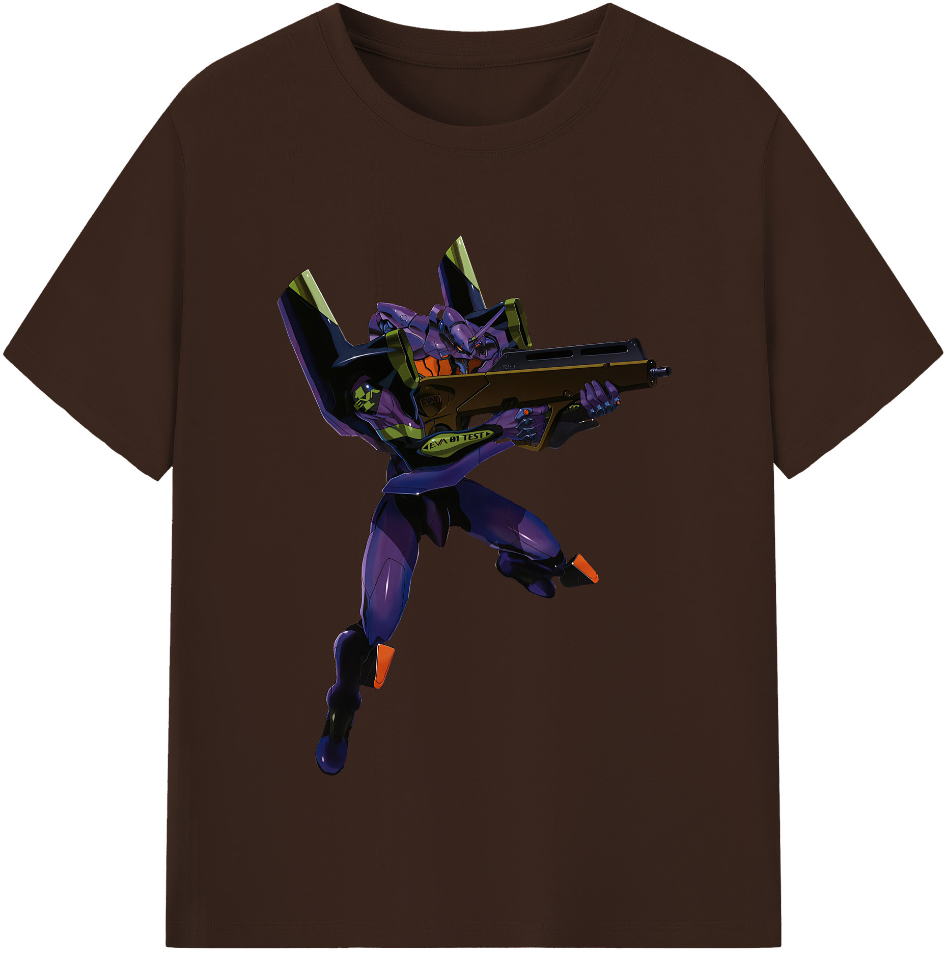 （画像用） EVA 新世紀エヴァンゲリオン 綿100％半袖Tシャツ（フロントプリント）