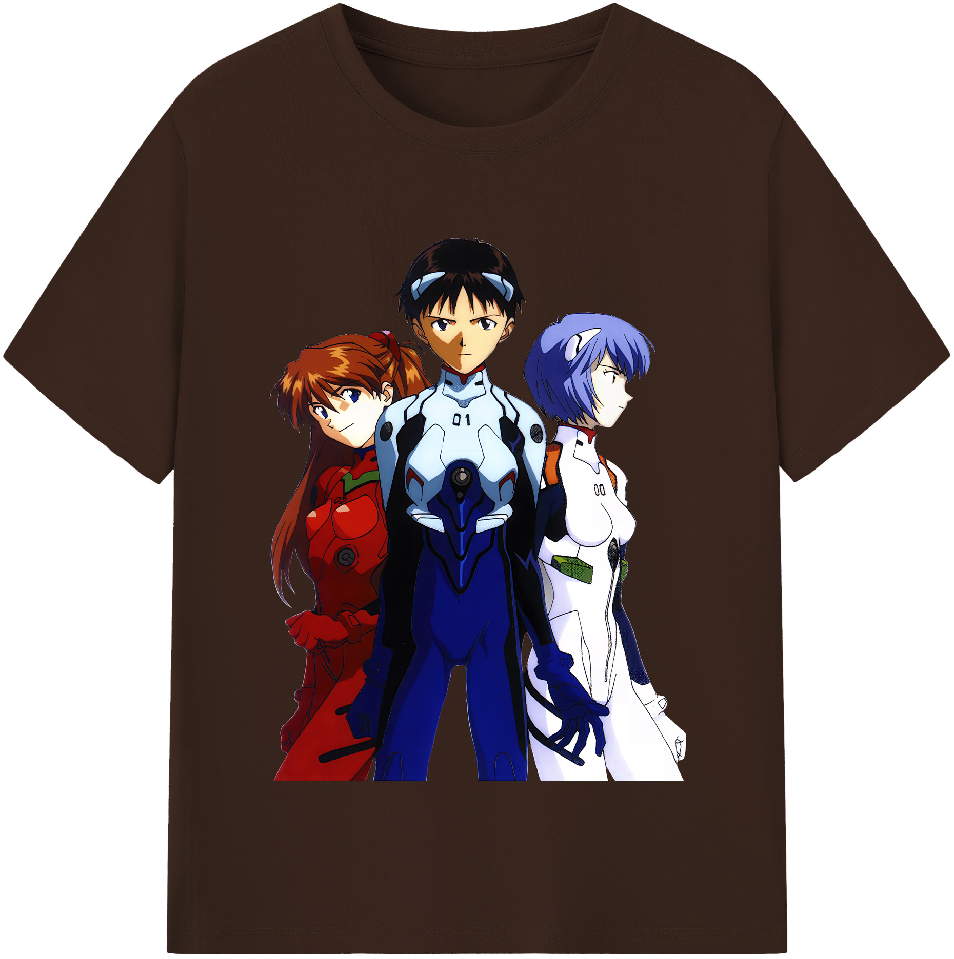 （画像用） EVA 新世紀エヴァンゲリオン 綿100％半袖Tシャツ（フロントプリント）