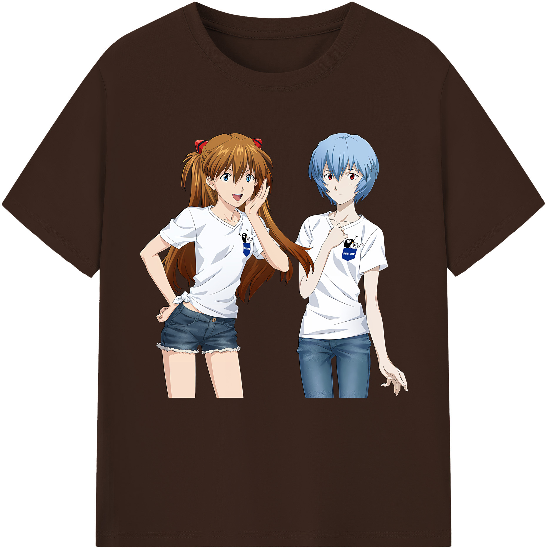 （画像用） EVA 新世紀エヴァンゲリオン 綿100％半袖Tシャツ（フロントプリント）