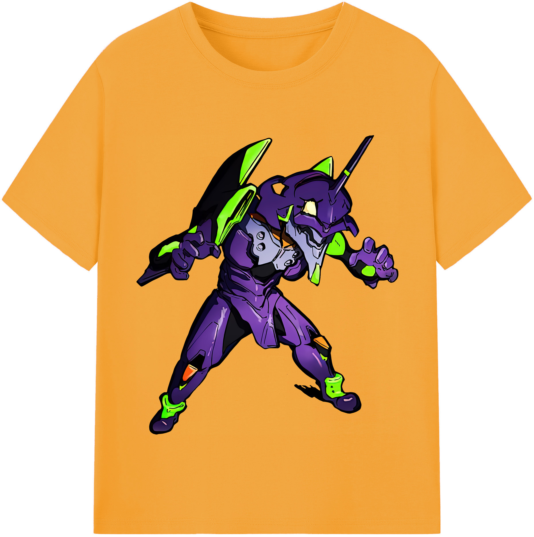（画像用） EVA 新世紀エヴァンゲリオン 綿100％半袖Tシャツ（フロントプリント）