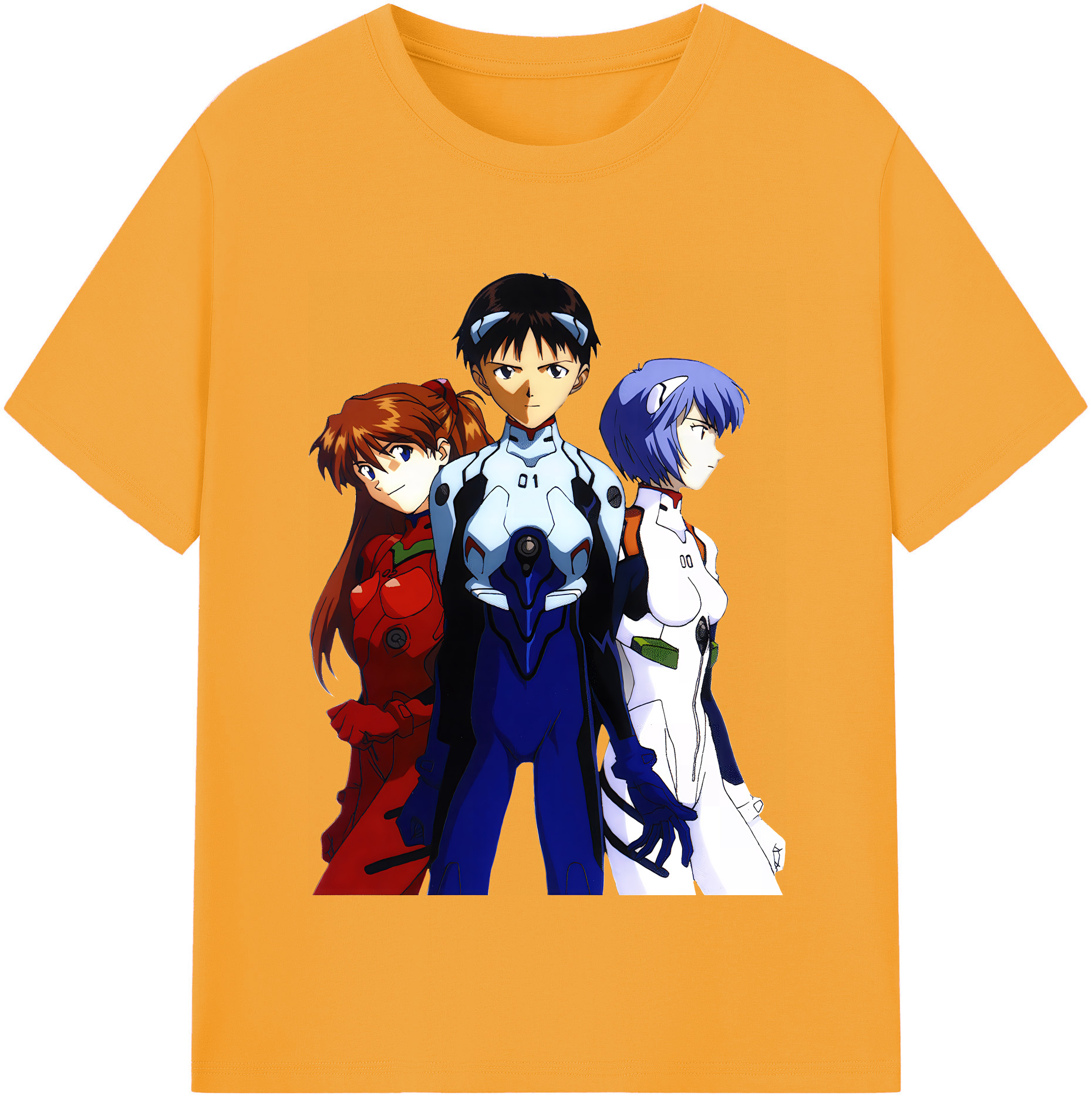（画像用） EVA 新世紀エヴァンゲリオン 綿100％半袖Tシャツ（フロントプリント）