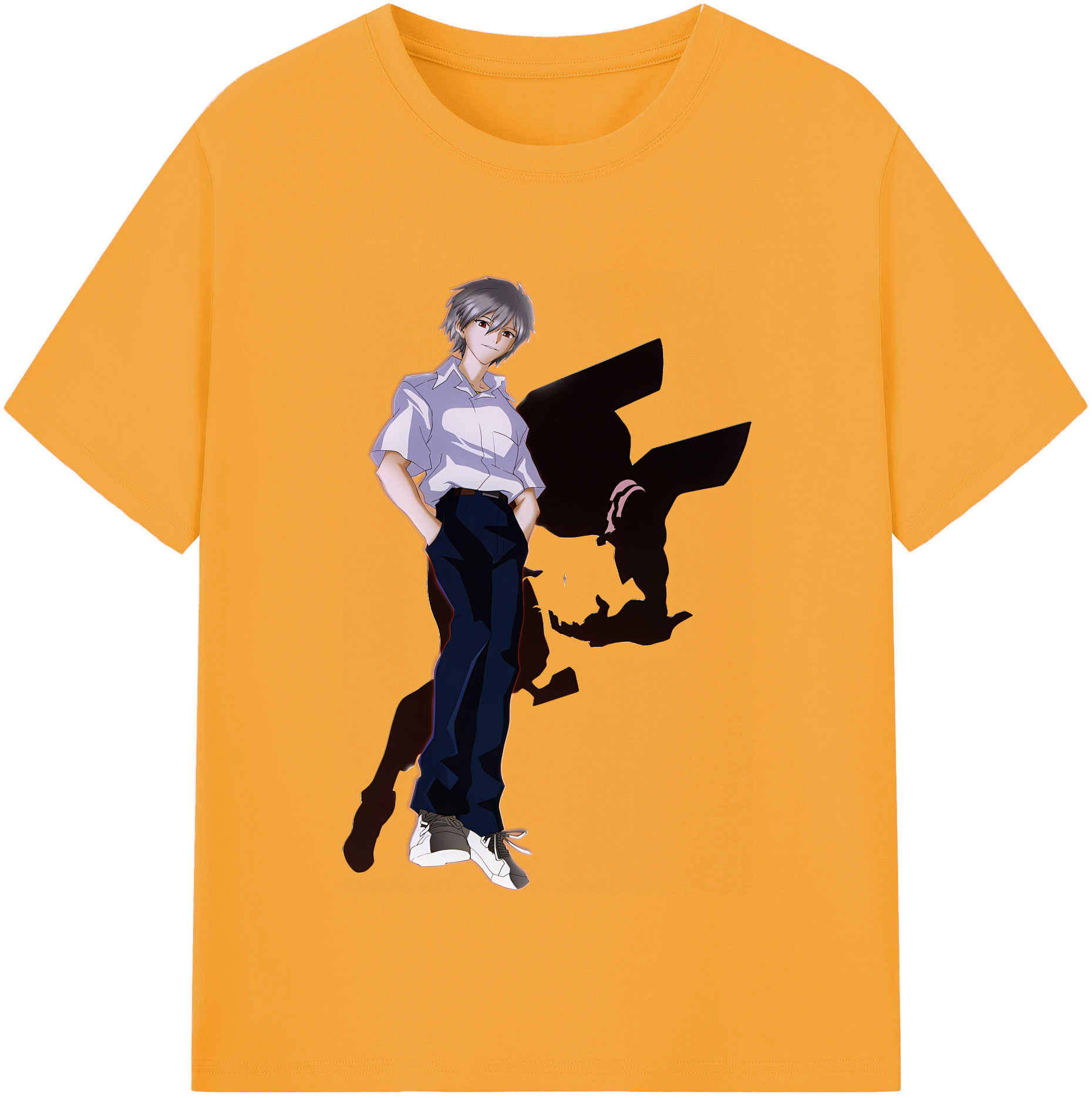 （画像用） EVA 新世紀エヴァンゲリオン 綿100％半袖Tシャツ（フロントプリント）