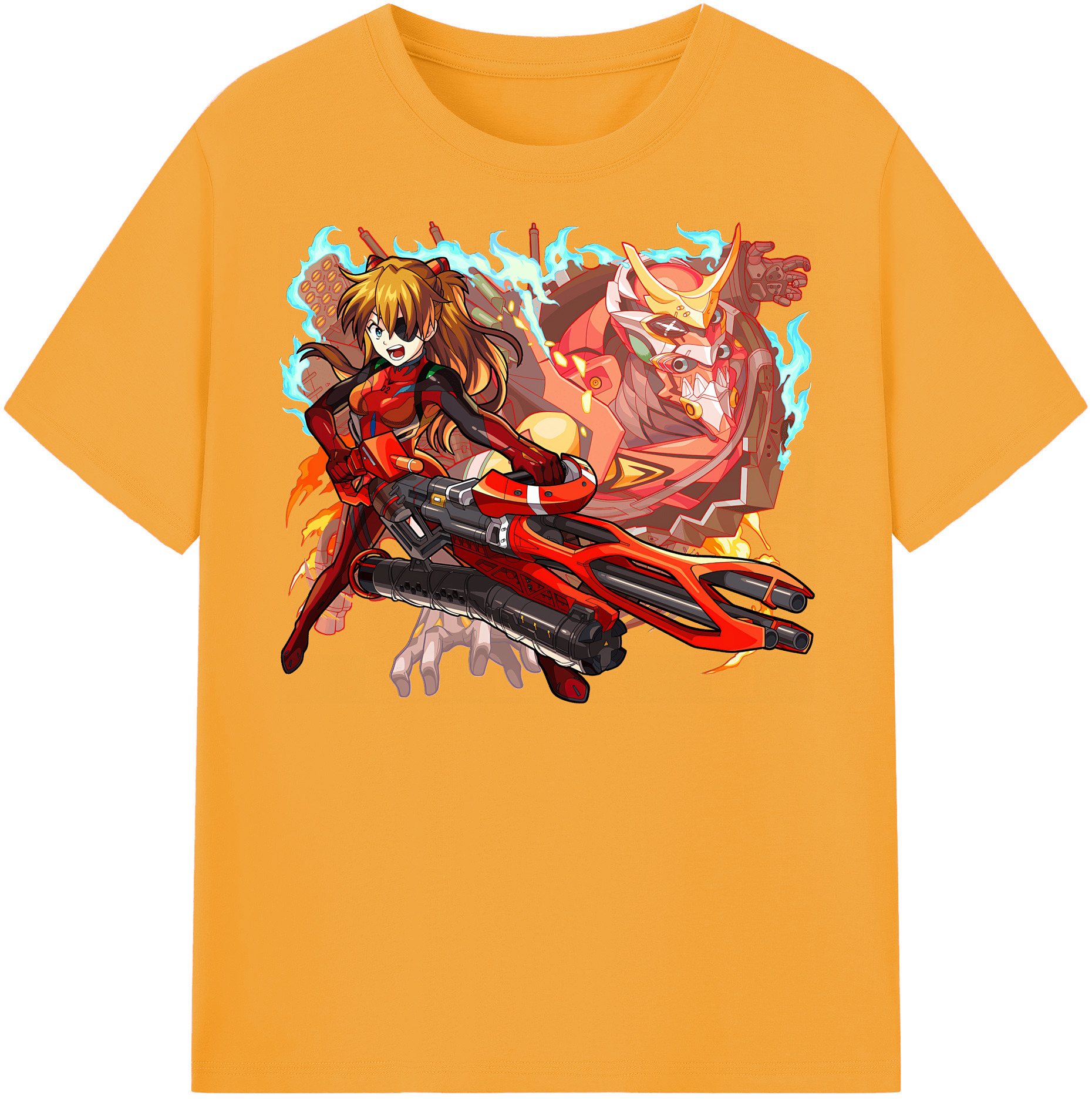 （画像用） EVA 新世紀エヴァンゲリオン 綿100％半袖Tシャツ（フロントプリント）