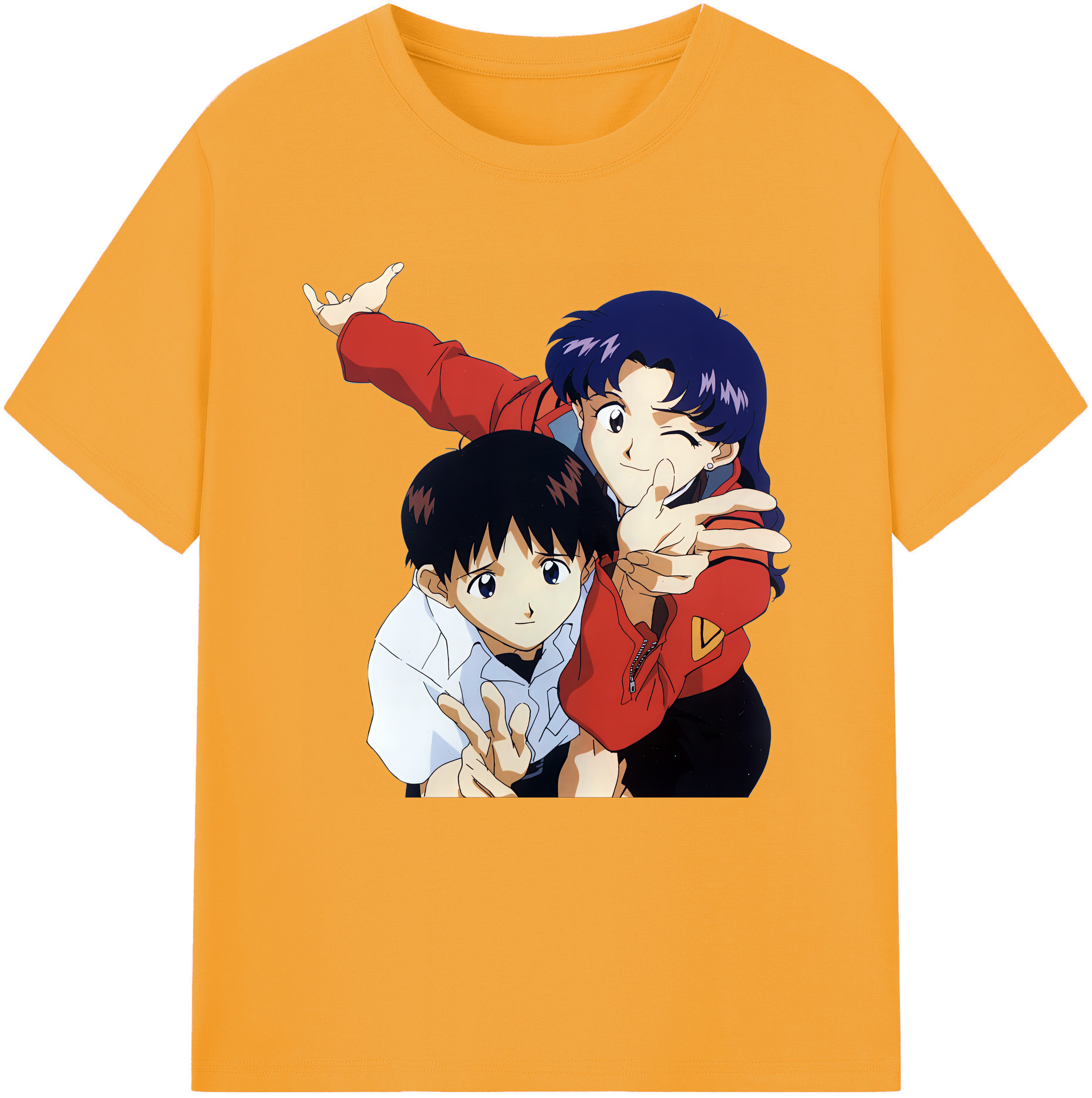 （画像用） EVA 新世紀エヴァンゲリオン 綿100％半袖Tシャツ（フロントプリント）