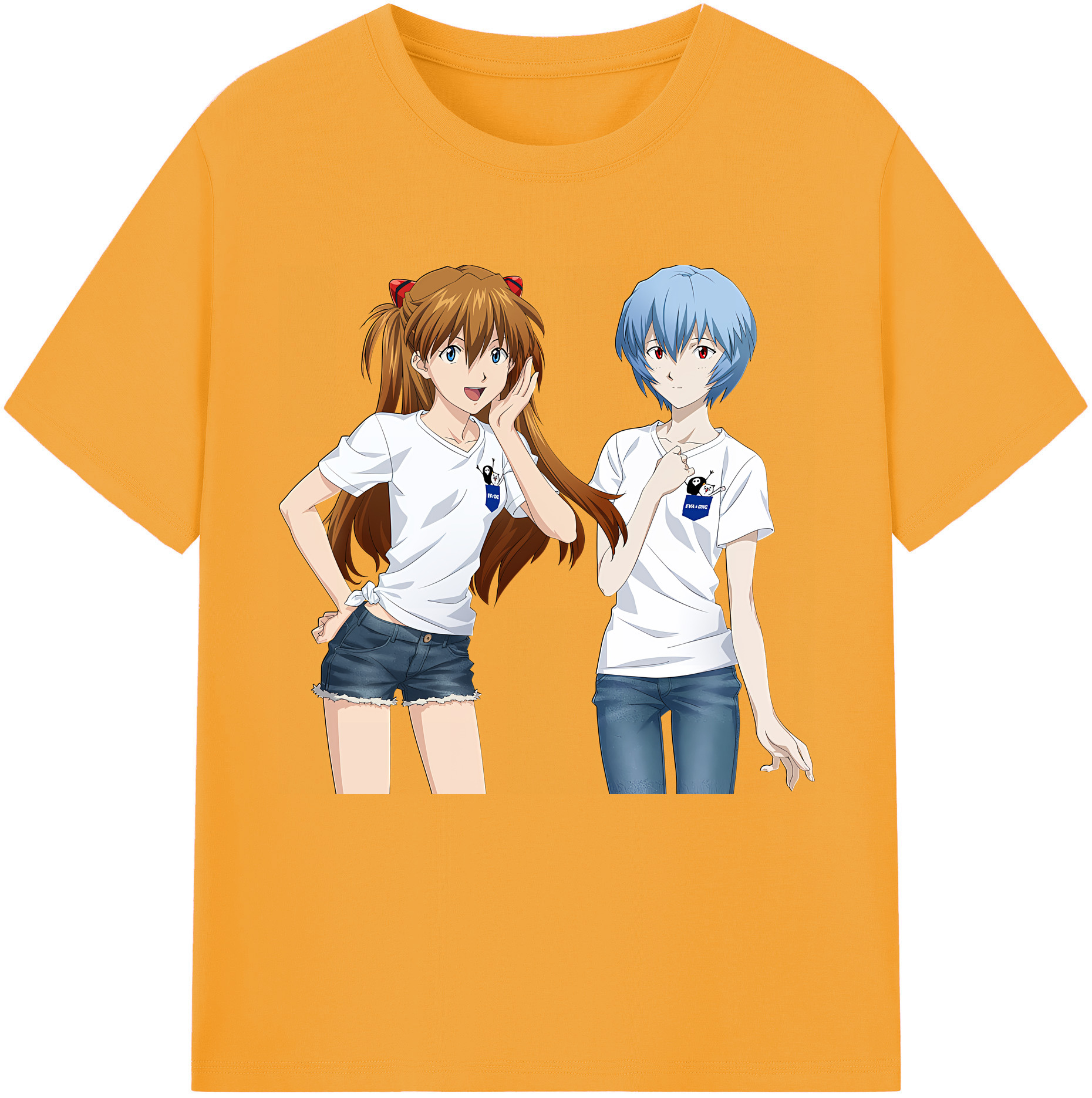 （画像用） EVA 新世紀エヴァンゲリオン 綿100％半袖Tシャツ（フロントプリント）