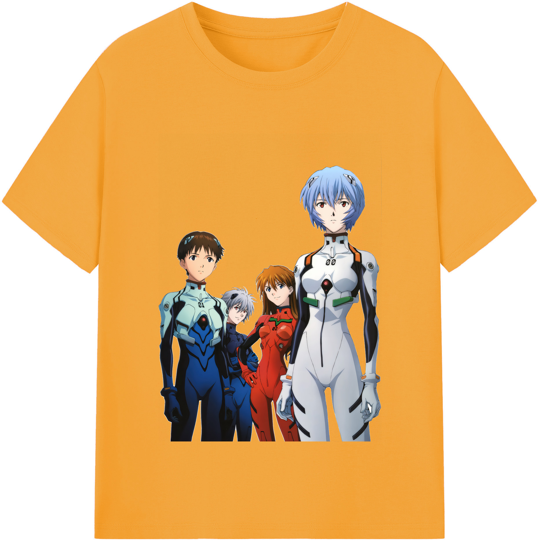 （画像用） EVA 新世紀エヴァンゲリオン 綿100％半袖Tシャツ（フロントプリント）
