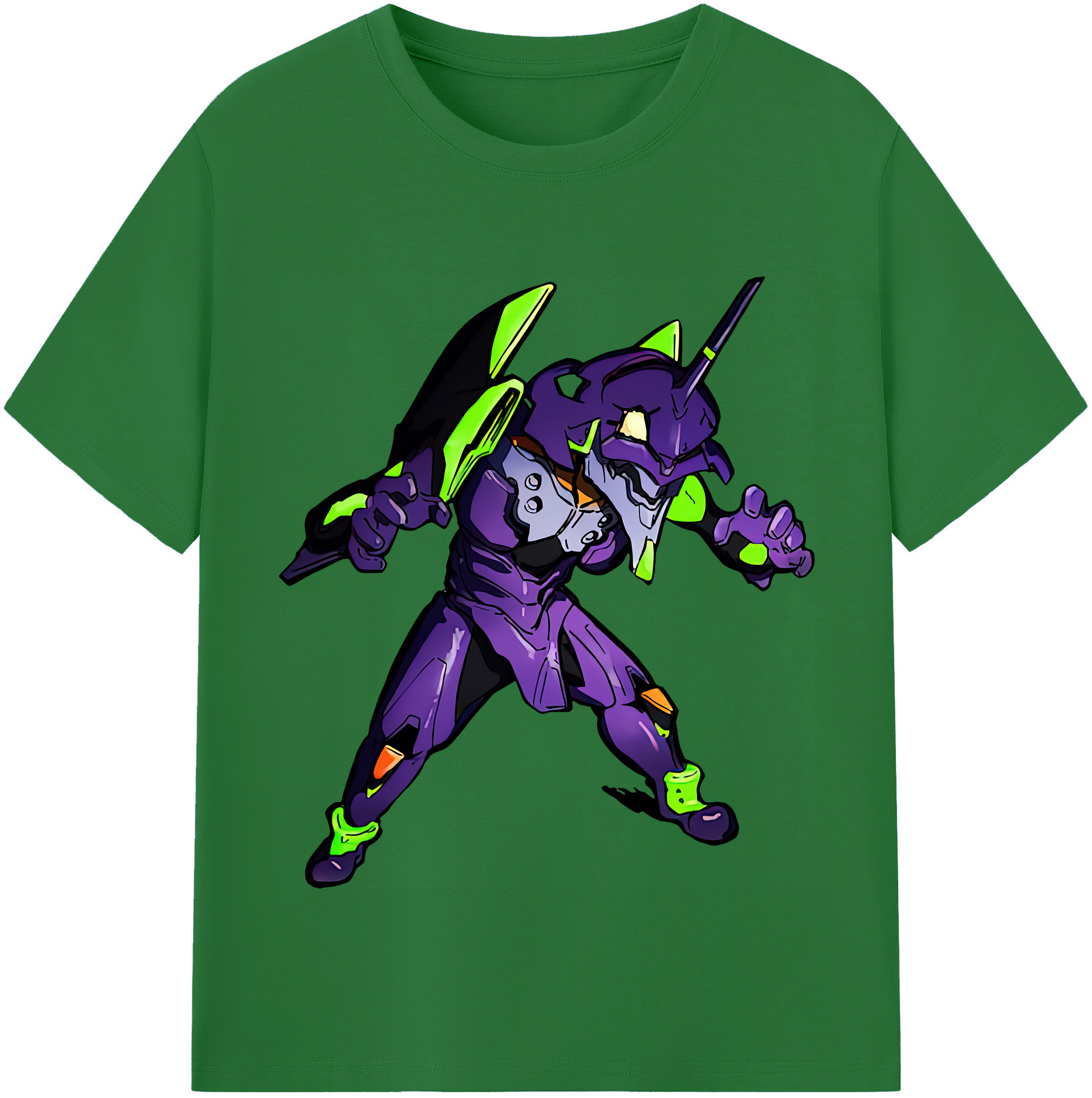 （画像用） EVA 新世紀エヴァンゲリオン 綿100％半袖Tシャツ（フロントプリント）