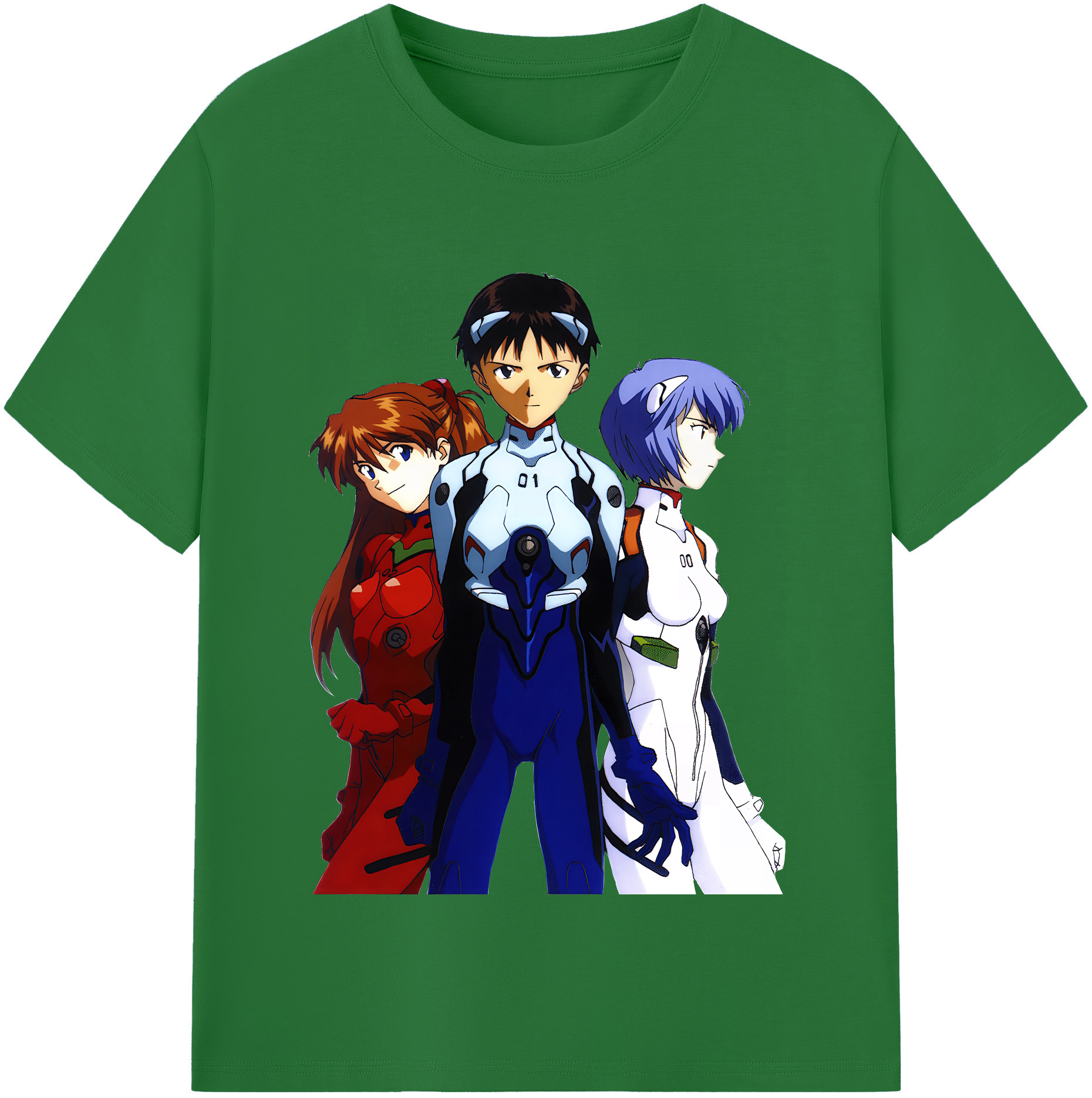 （画像用） EVA 新世紀エヴァンゲリオン 綿100％半袖Tシャツ（フロントプリント）