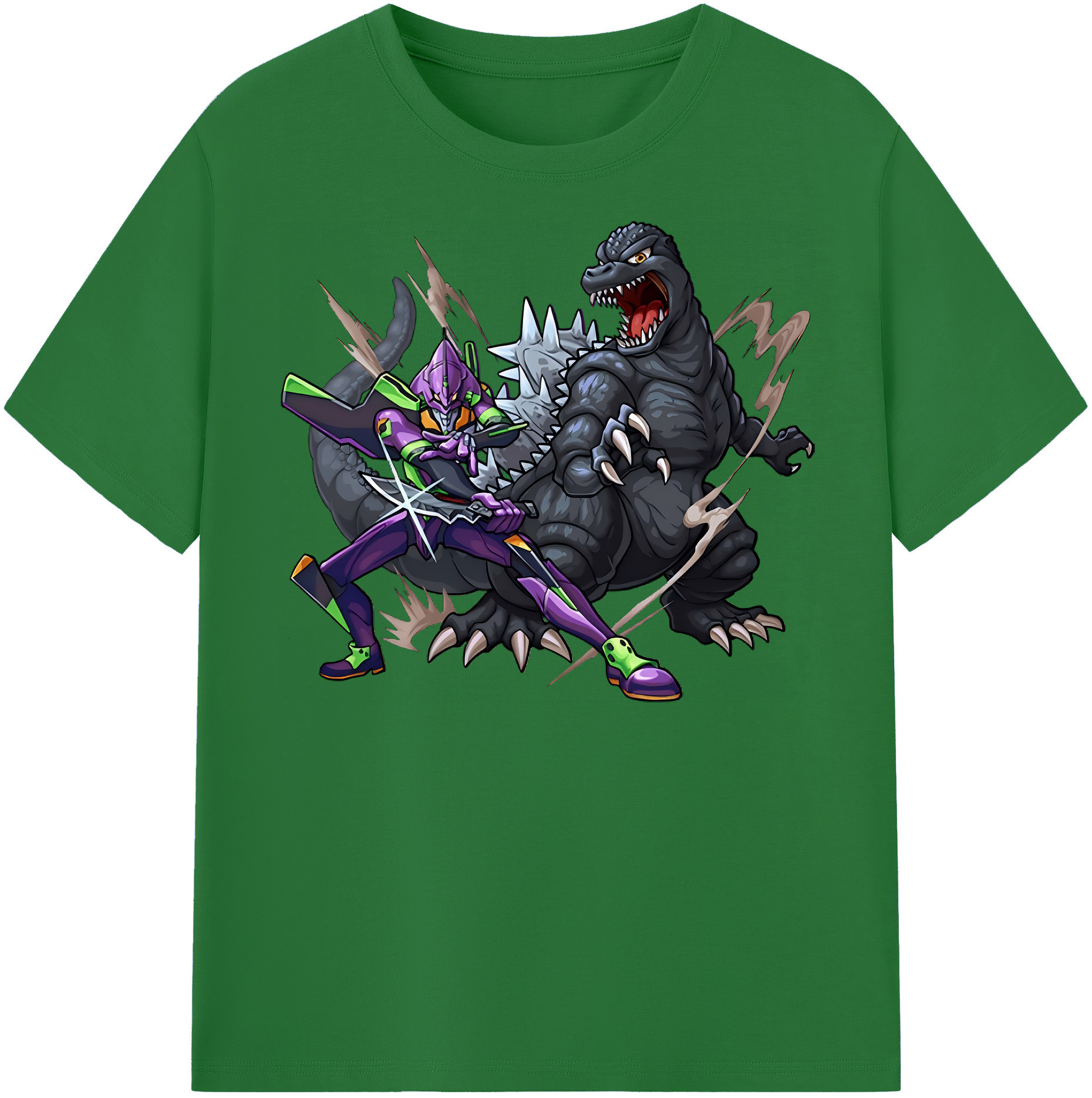 （画像用） EVA 新世紀エヴァンゲリオン 綿100％半袖Tシャツ（フロントプリント）