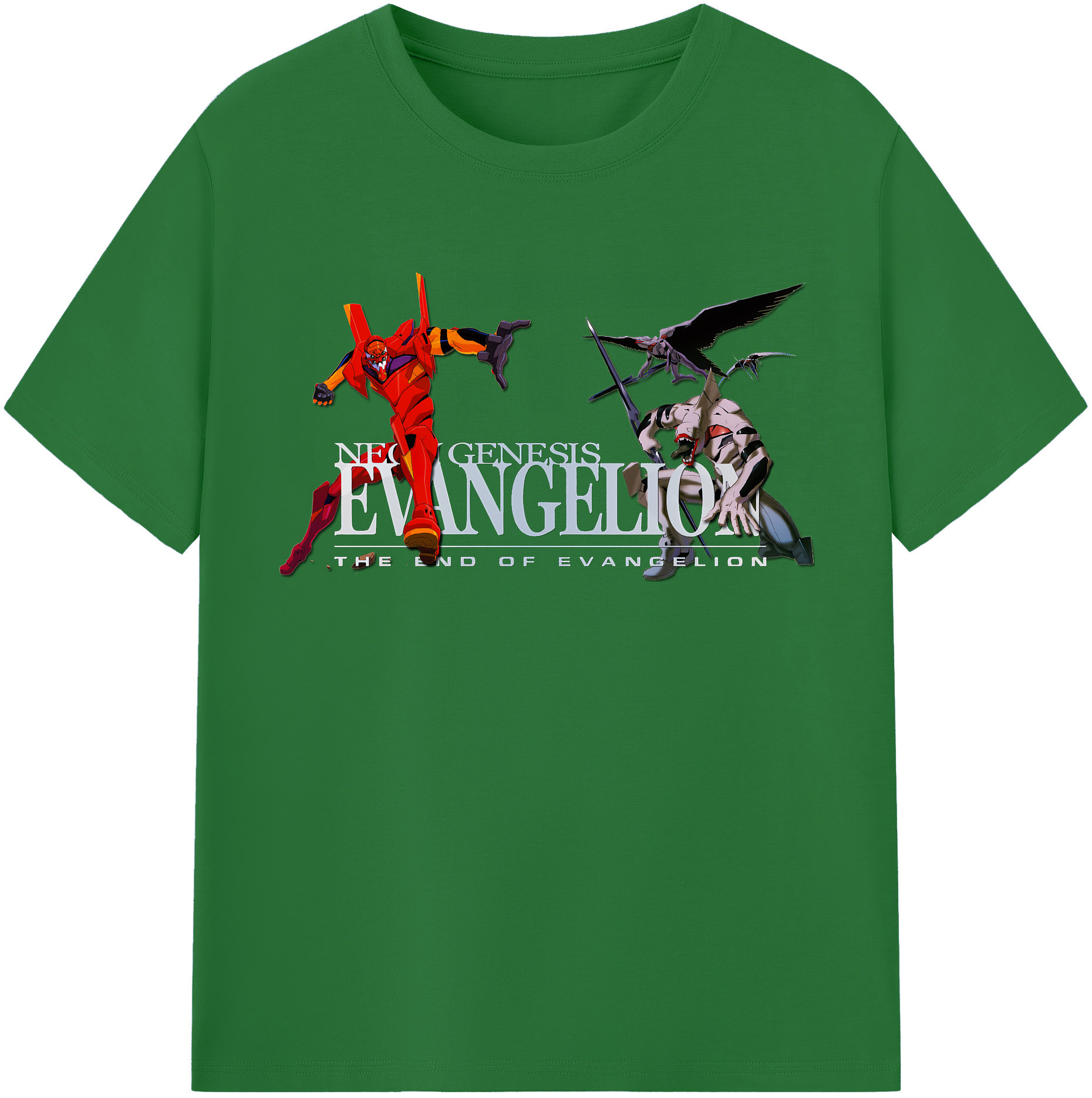（画像用） EVA 新世紀エヴァンゲリオン 綿100％半袖Tシャツ（フロントプリント）