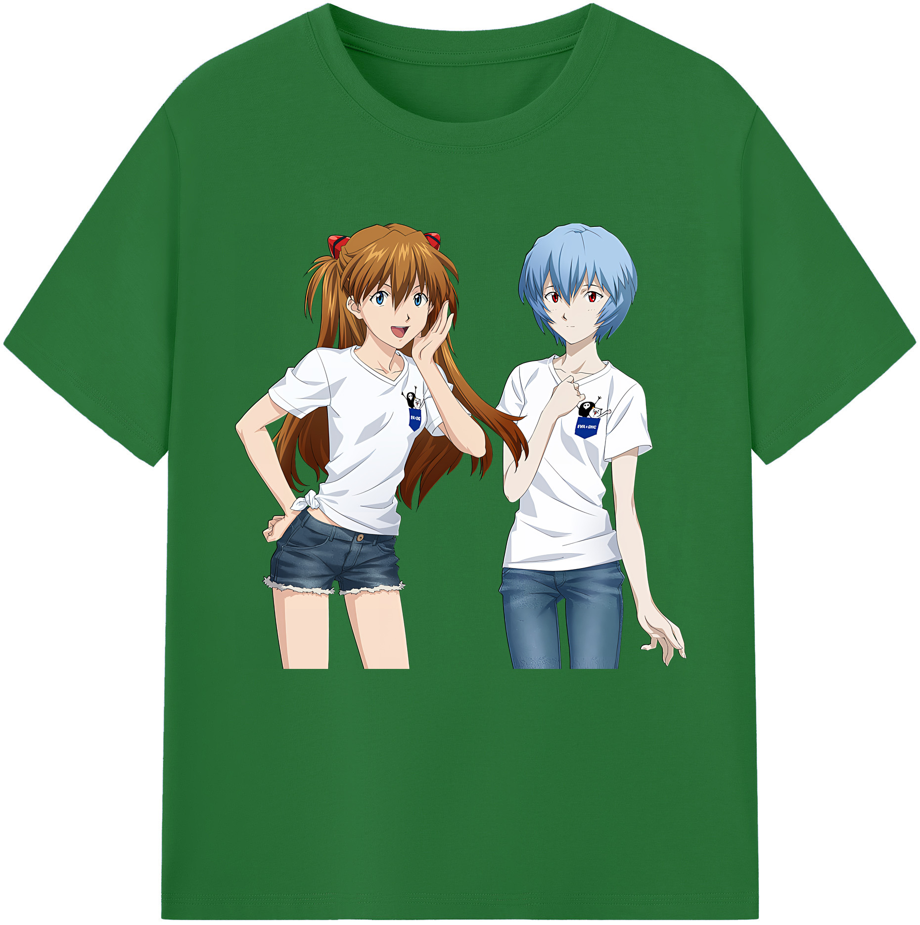 （画像用） EVA 新世紀エヴァンゲリオン 綿100％半袖Tシャツ（フロントプリント）
