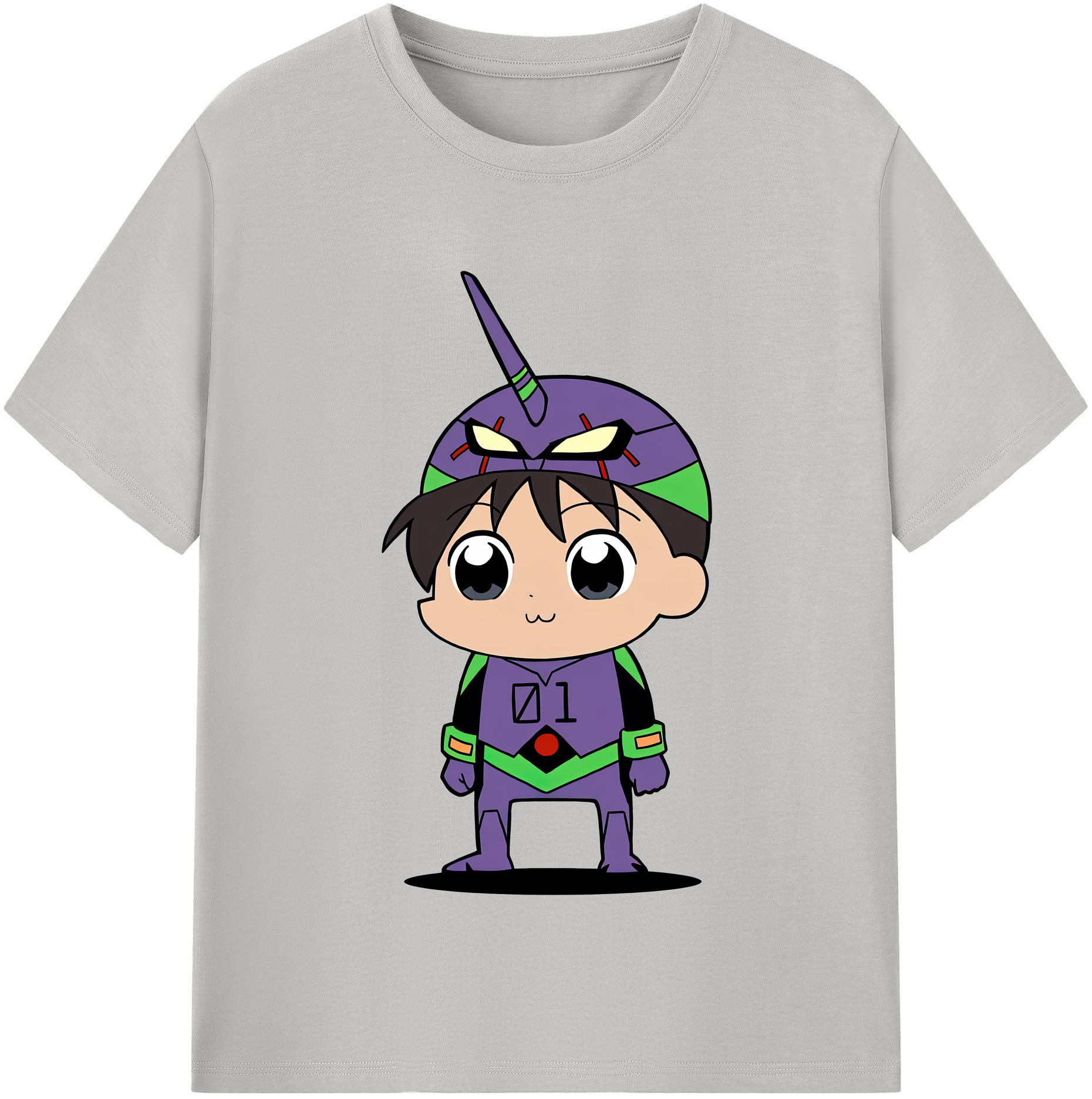 （画像用） EVA 新世紀エヴァンゲリオン 綿100％半袖Tシャツ（フロントプリント）