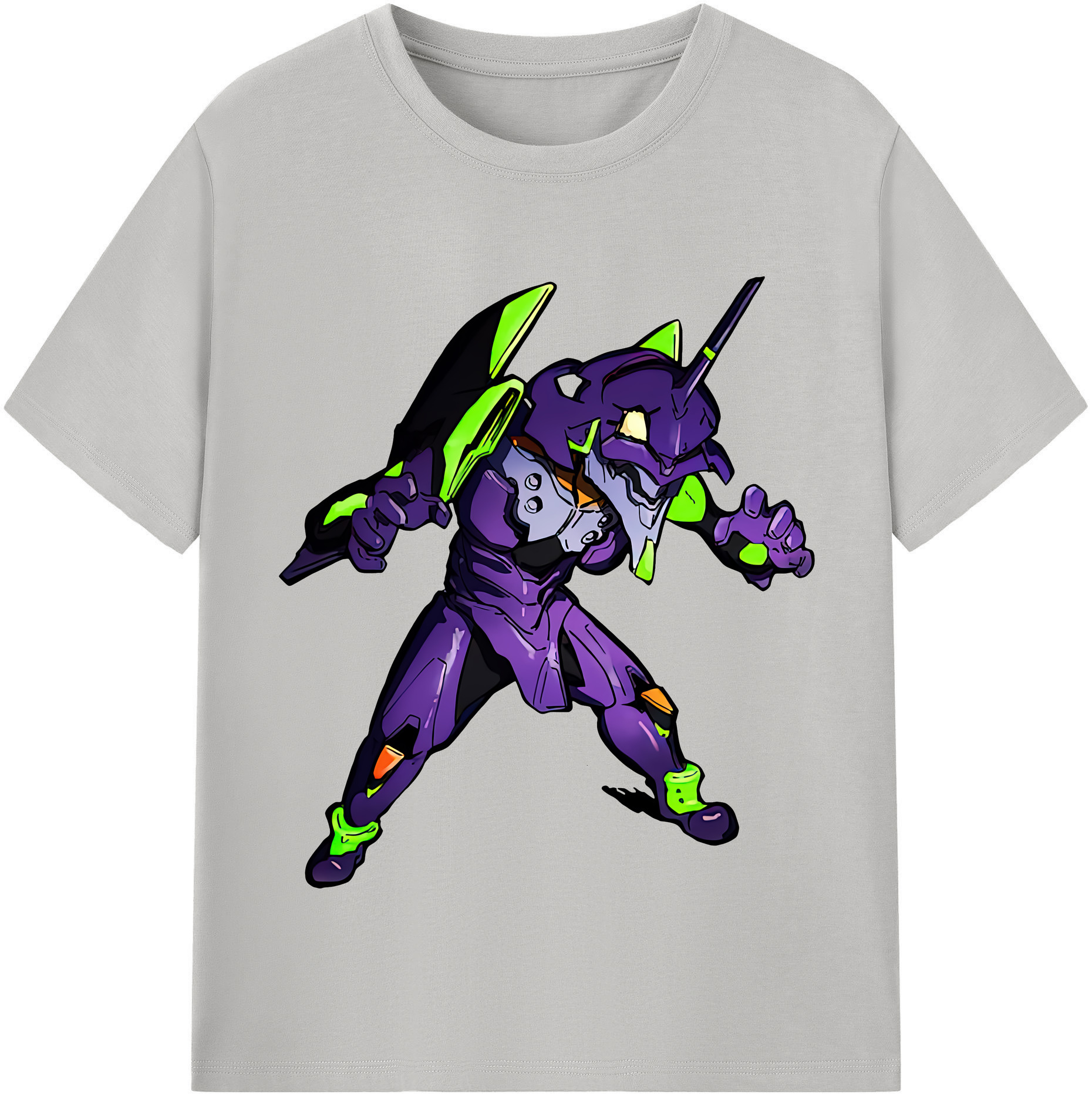 （画像用） EVA 新世紀エヴァンゲリオン 綿100％半袖Tシャツ（フロントプリント）