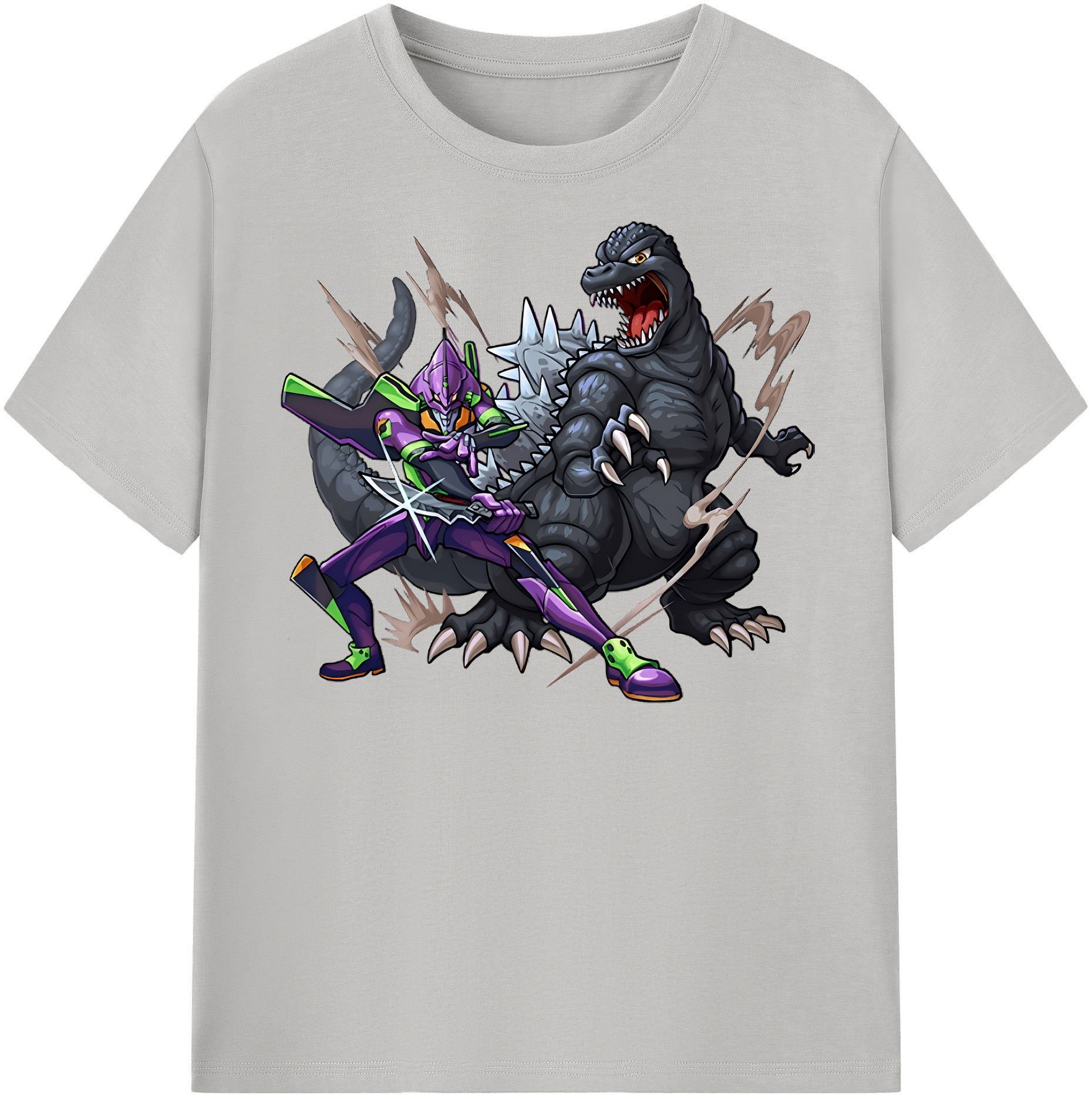 （画像用） EVA 新世紀エヴァンゲリオン 綿100％半袖Tシャツ（フロントプリント）