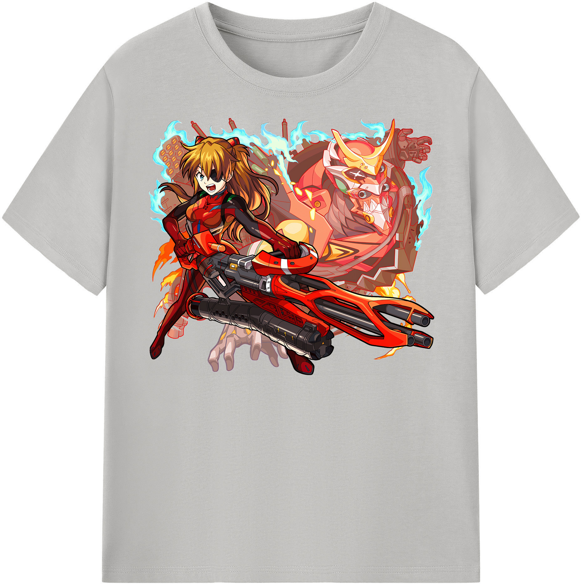 （画像用） EVA 新世紀エヴァンゲリオン 綿100％半袖Tシャツ（フロントプリント）