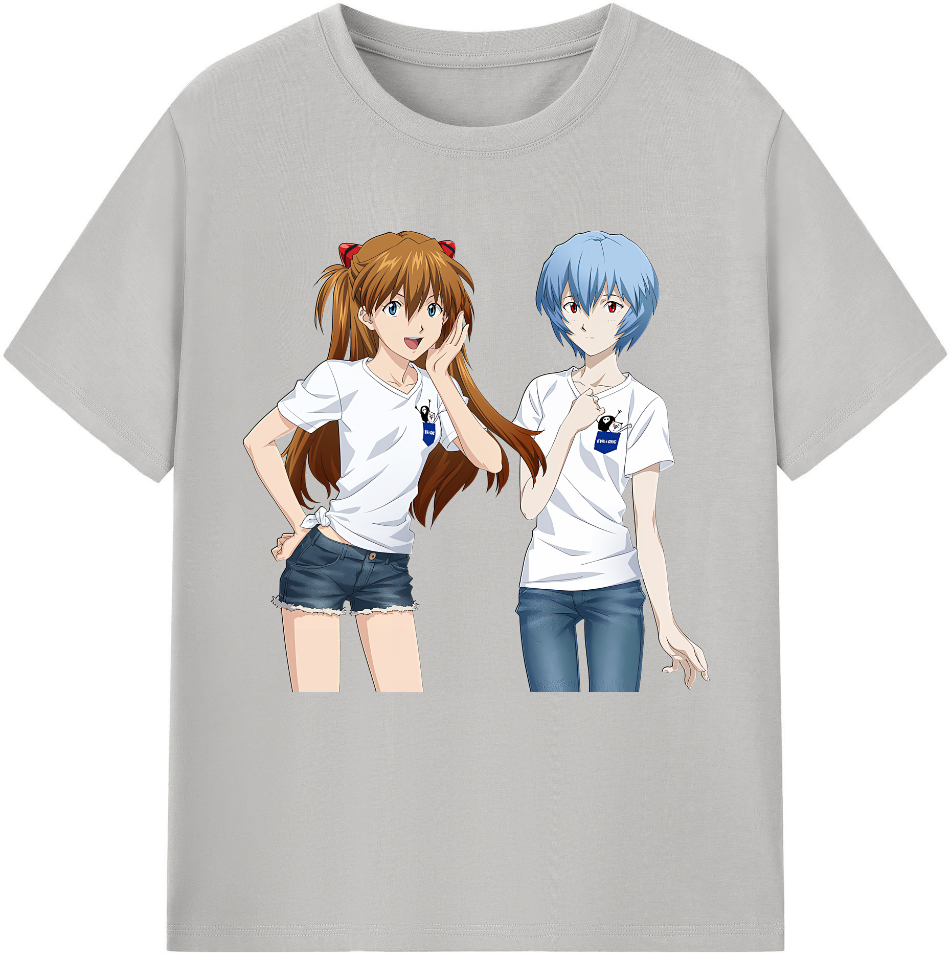 （画像用） EVA 新世紀エヴァンゲリオン 綿100％半袖Tシャツ（フロントプリント）