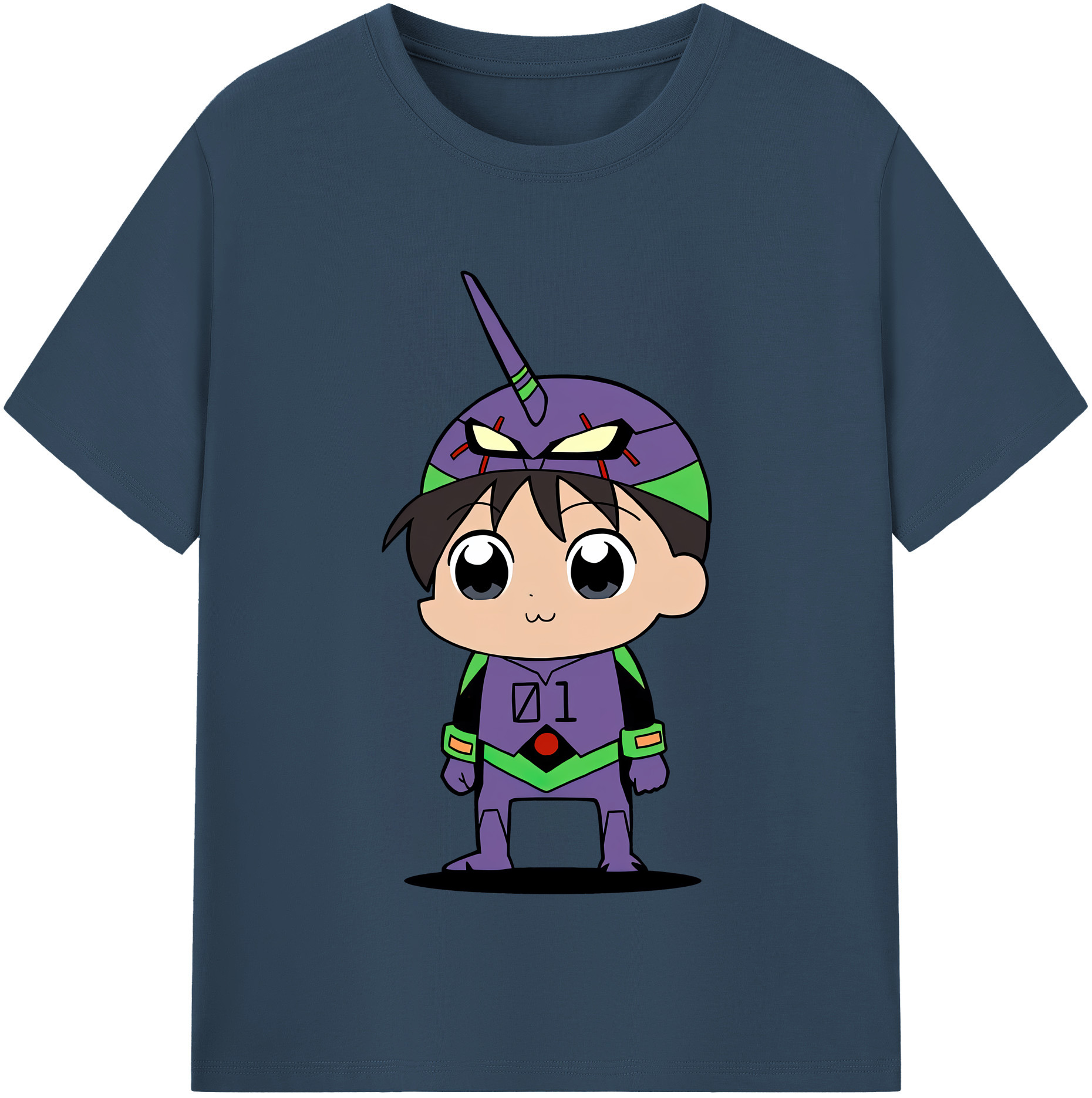 （画像用） EVA 新世紀エヴァンゲリオン 綿100％半袖Tシャツ（フロントプリント）