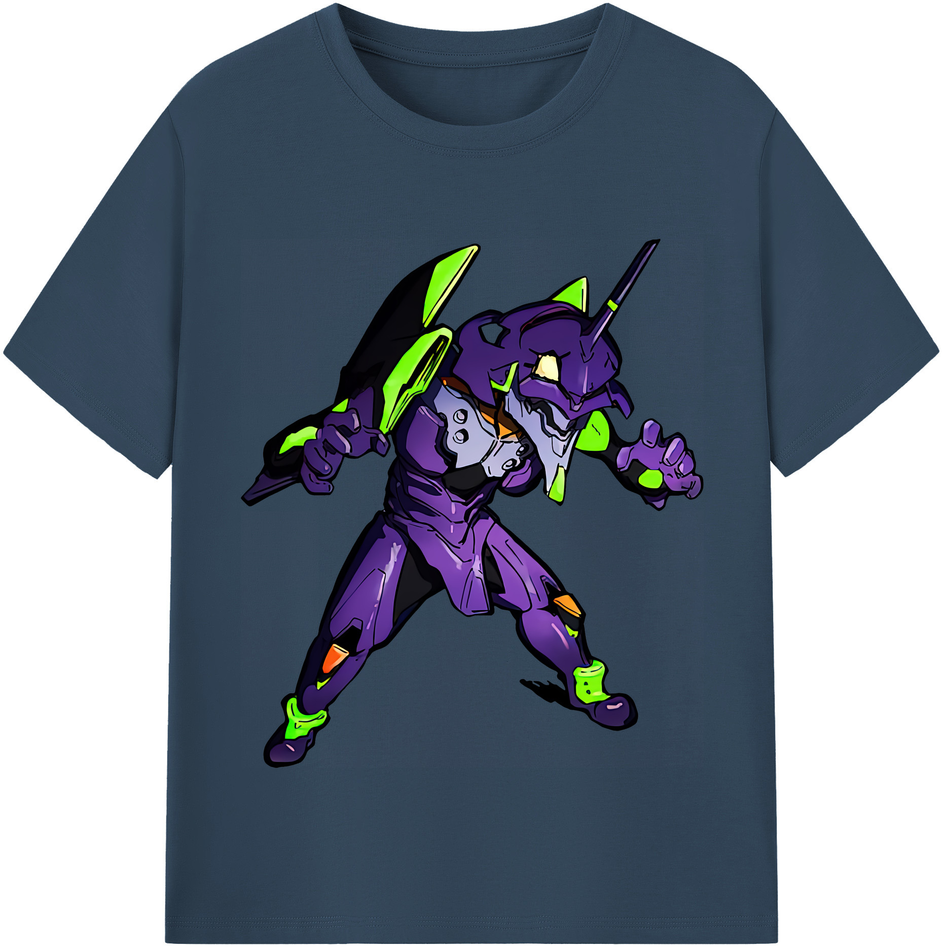 （画像用） EVA 新世紀エヴァンゲリオン 綿100％半袖Tシャツ（フロントプリント）