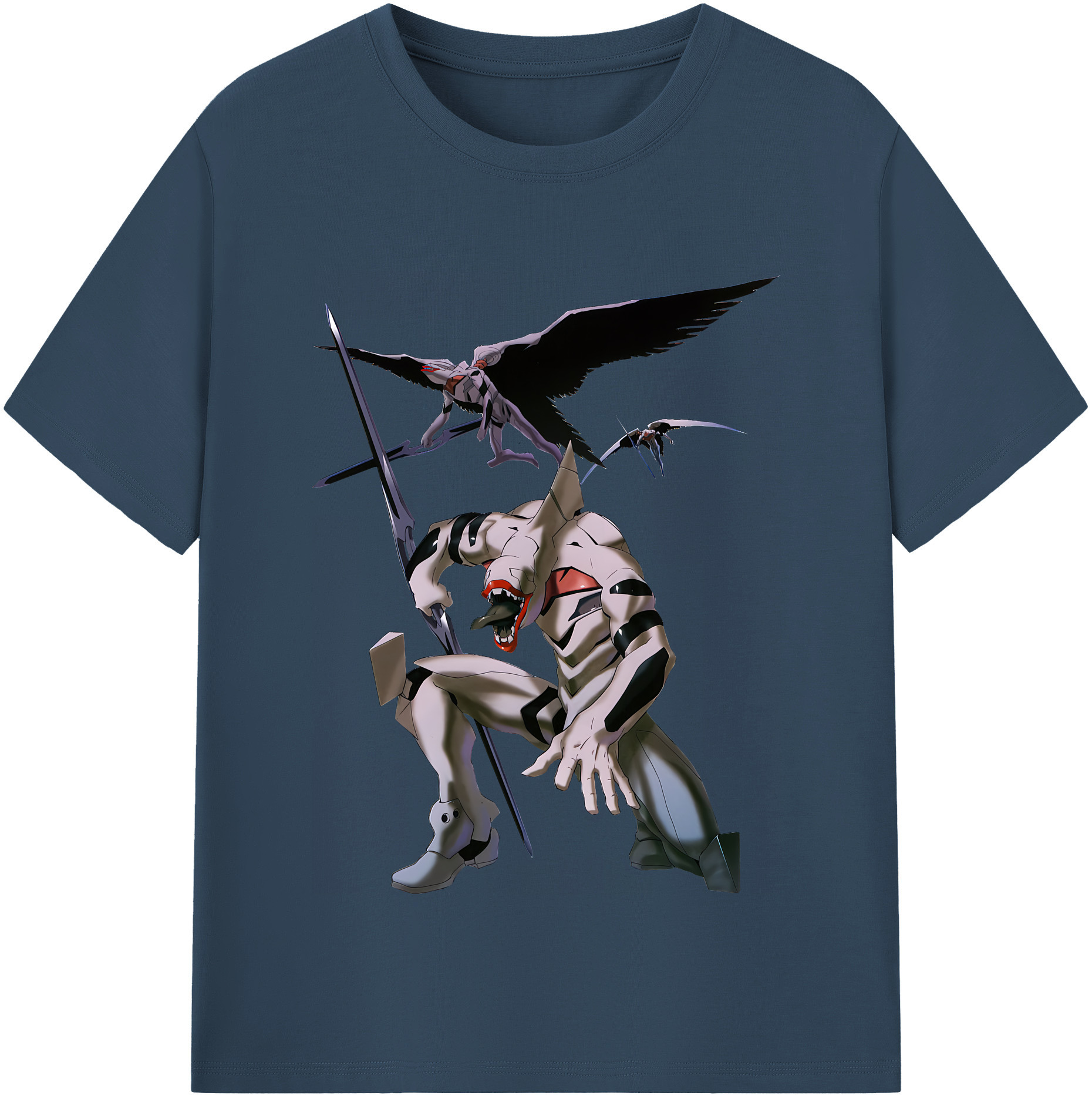 （画像用） EVA 新世紀エヴァンゲリオン 綿100％半袖Tシャツ（フロントプリント）