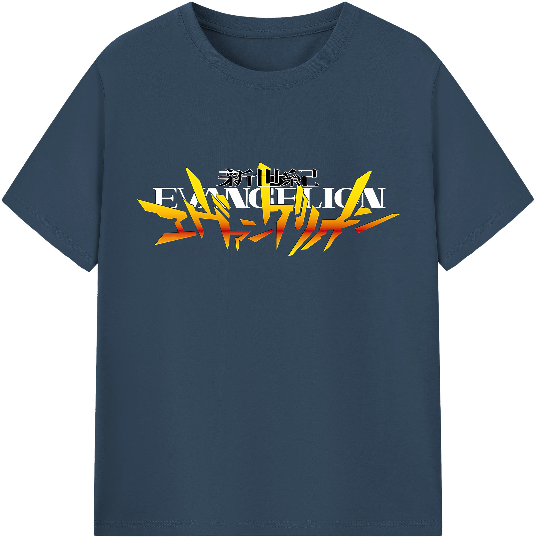 （画像用） EVA 新世紀エヴァンゲリオン 綿100％半袖Tシャツ（フロントプリント）