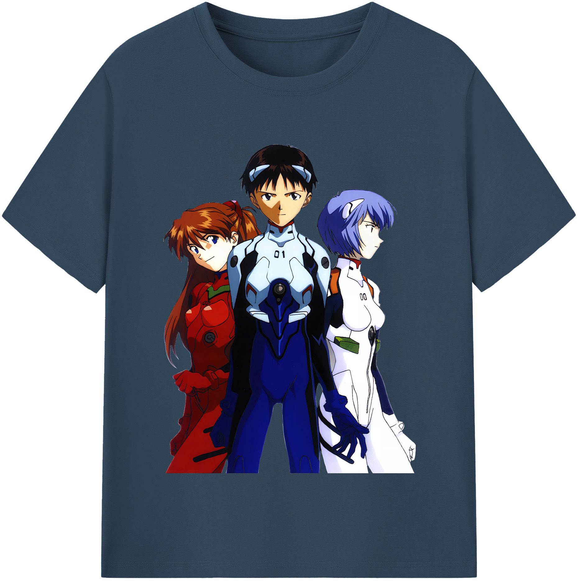 （画像用） EVA 新世紀エヴァンゲリオン 綿100％半袖Tシャツ（フロントプリント）