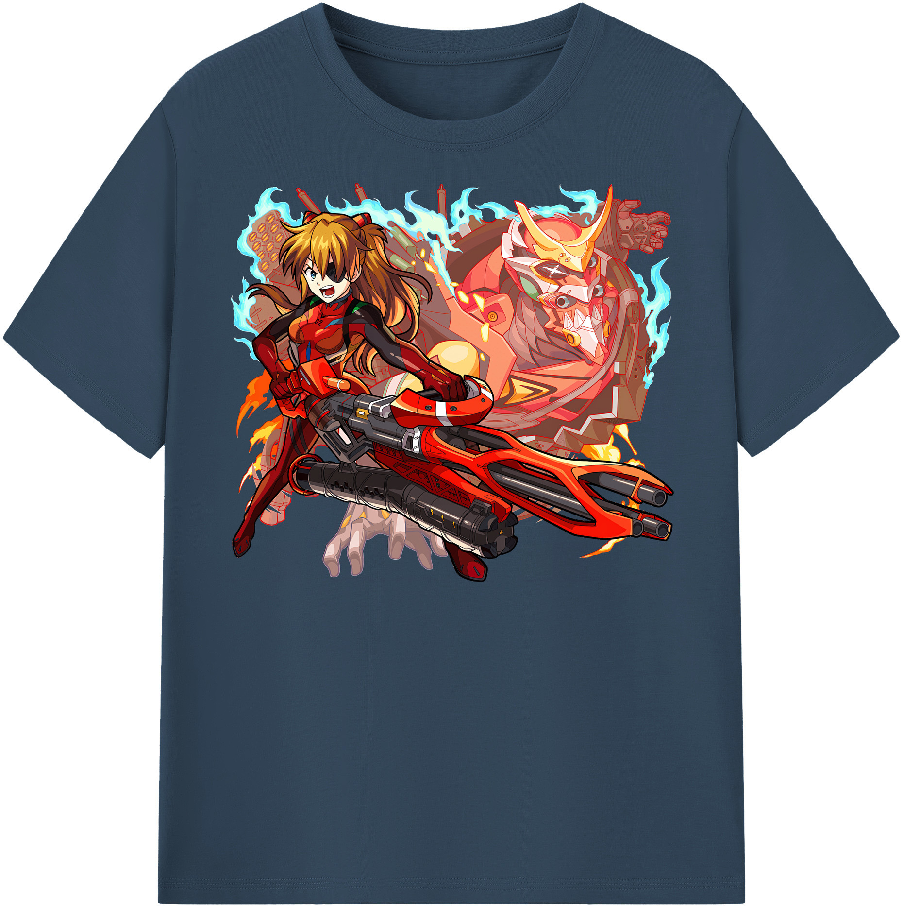 （画像用） EVA 新世紀エヴァンゲリオン 綿100％半袖Tシャツ（フロントプリント）