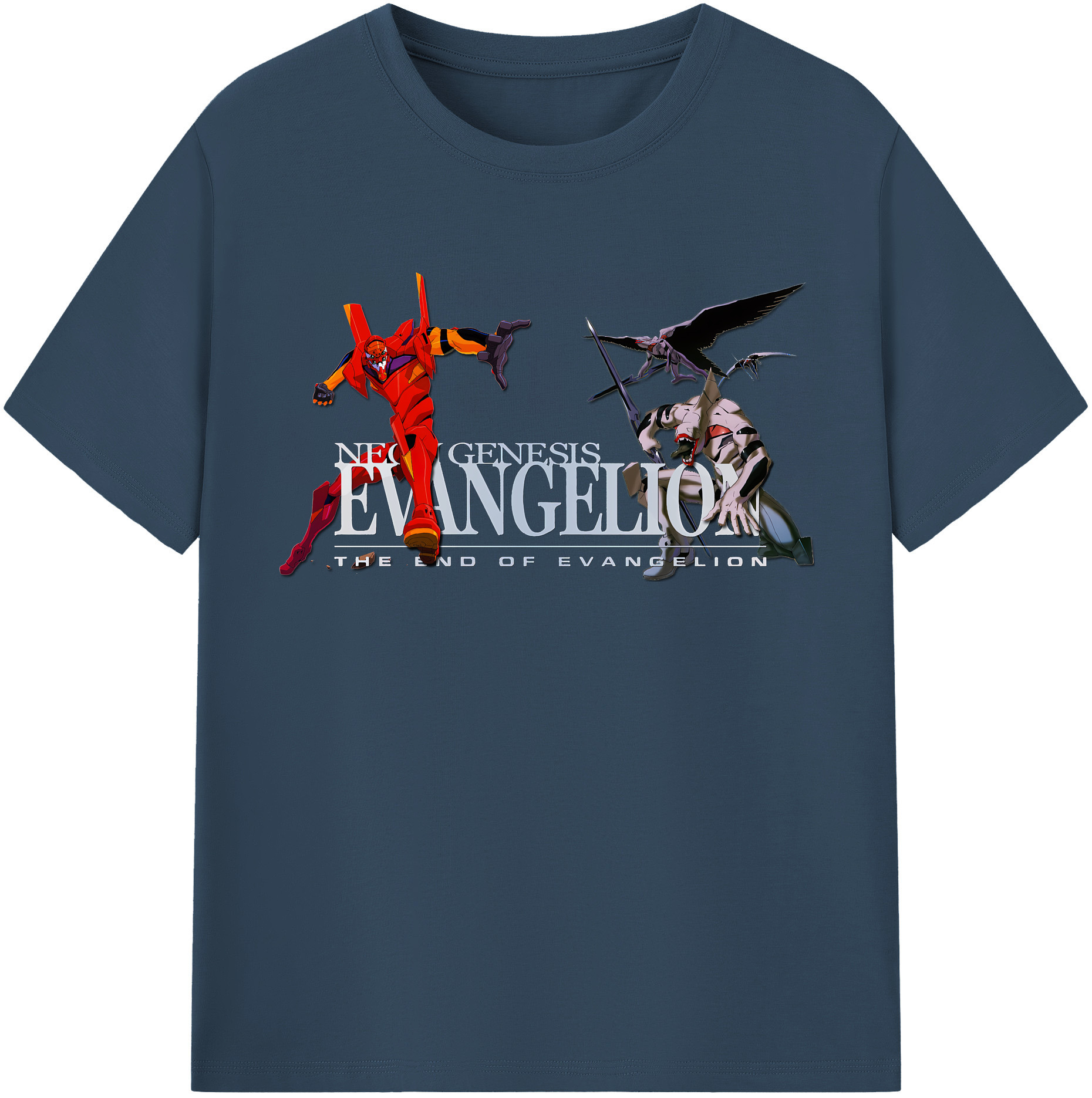 （画像用） EVA 新世紀エヴァンゲリオン 綿100％半袖Tシャツ（フロントプリント）