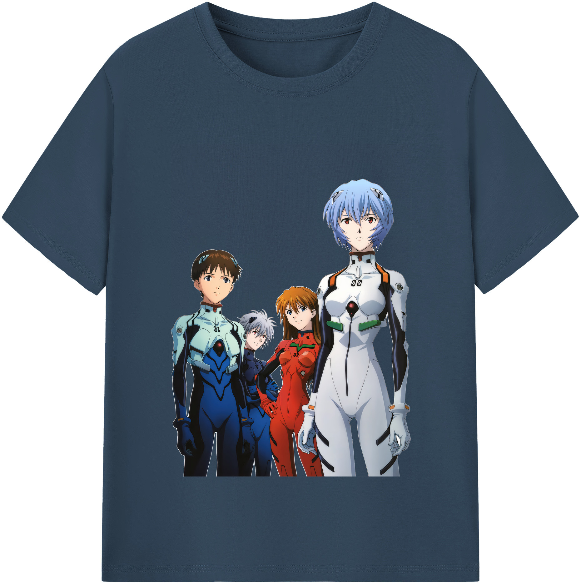 （画像用） EVA 新世紀エヴァンゲリオン 綿100％半袖Tシャツ（フロントプリント）