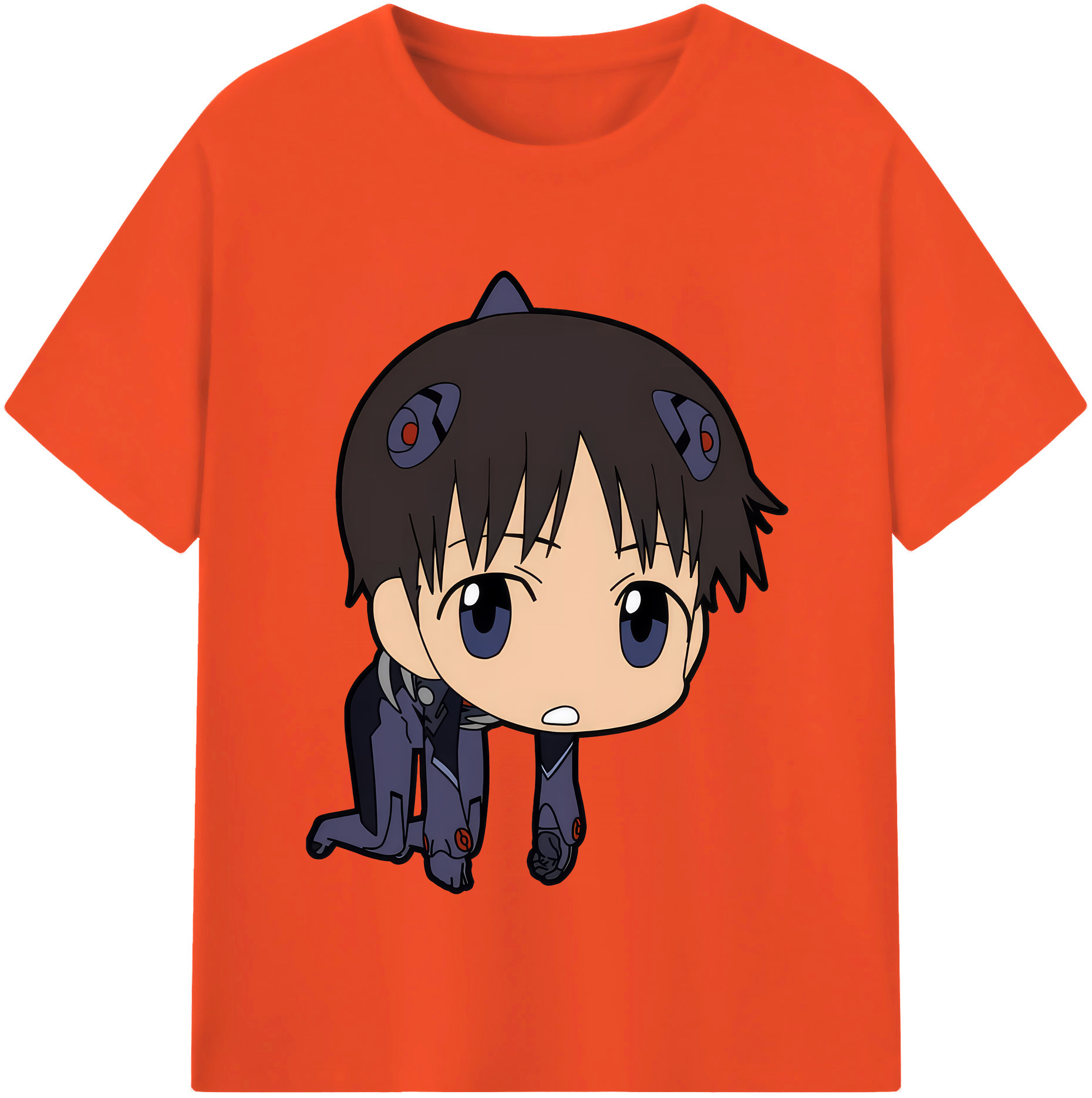 （画像用） EVA 新世紀エヴァンゲリオン 綿100％半袖Tシャツ（フロントプリント）