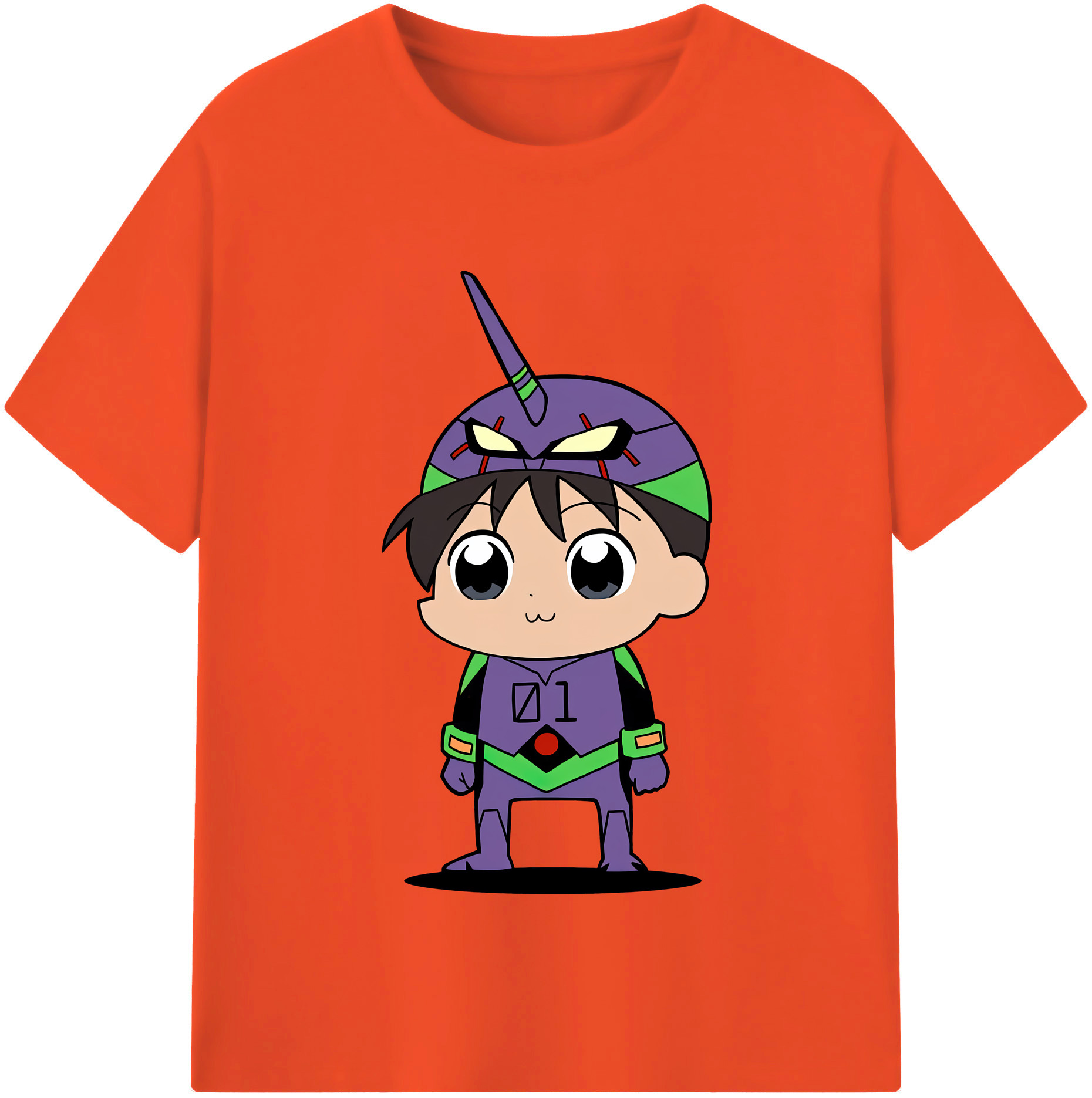 （画像用） EVA 新世紀エヴァンゲリオン 綿100％半袖Tシャツ（フロントプリント）