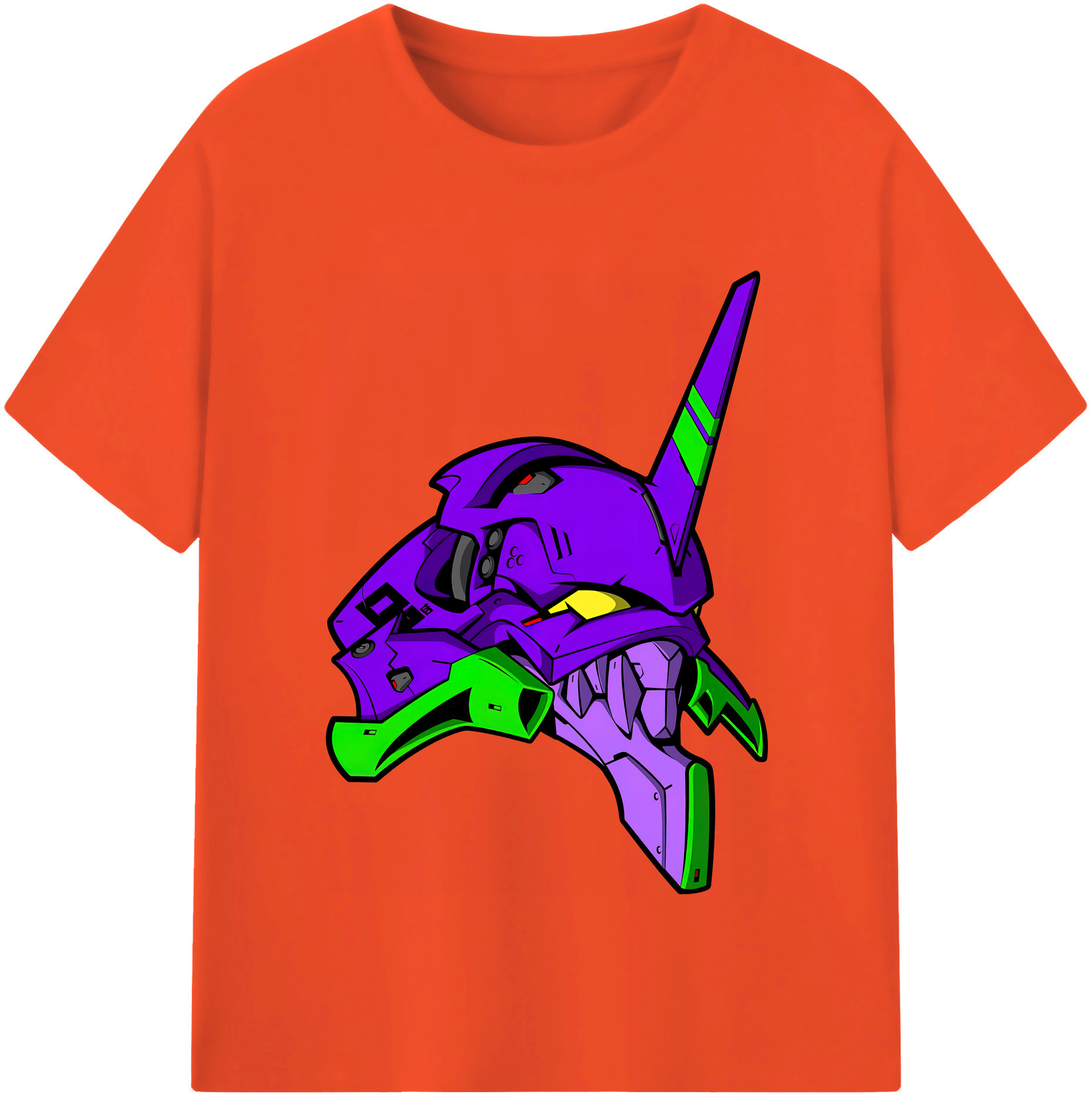 （画像用） EVA 新世紀エヴァンゲリオン 綿100％半袖Tシャツ（フロントプリント）