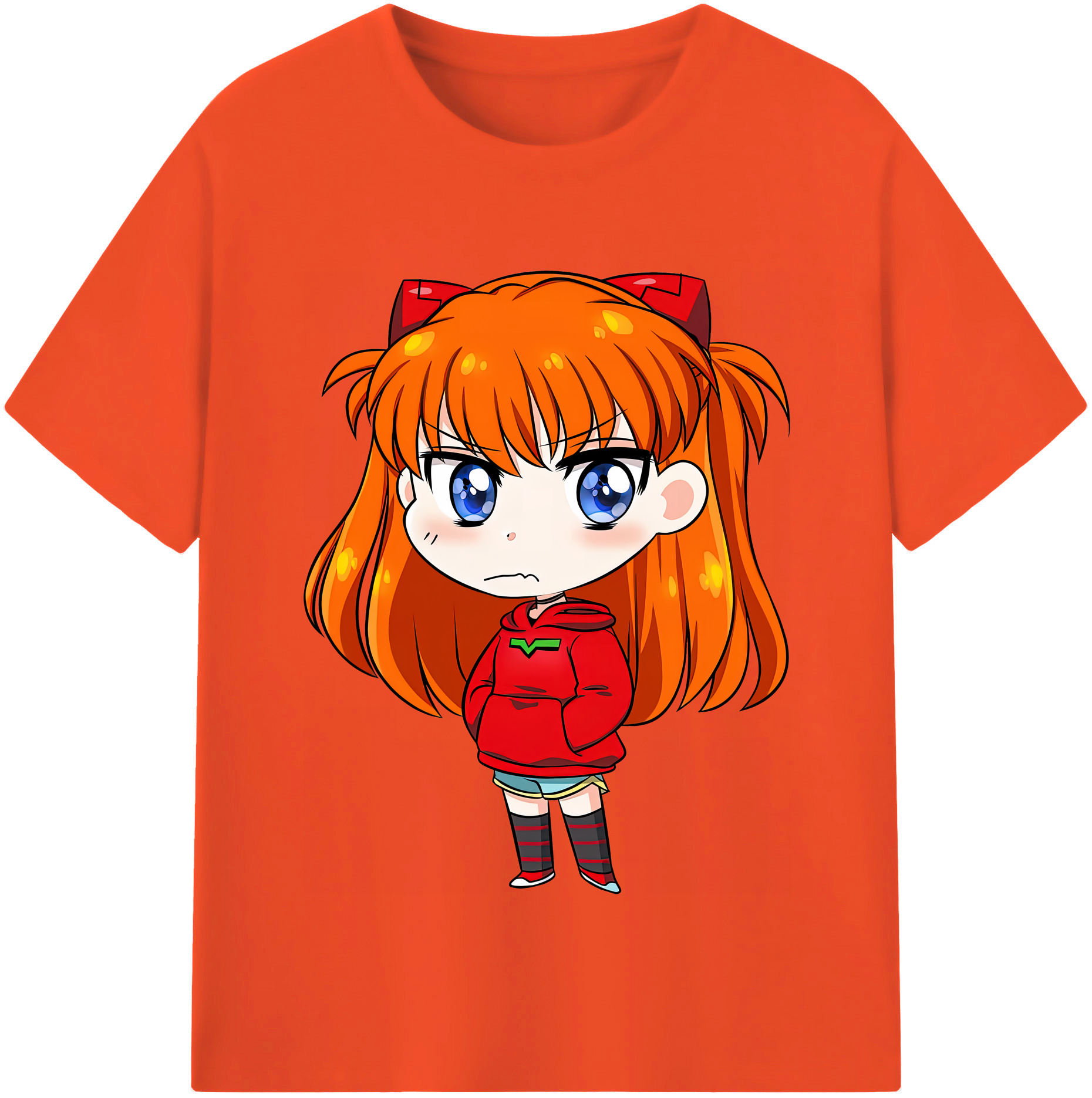 （画像用） EVA 新世紀エヴァンゲリオン 綿100％半袖Tシャツ（フロントプリント）
