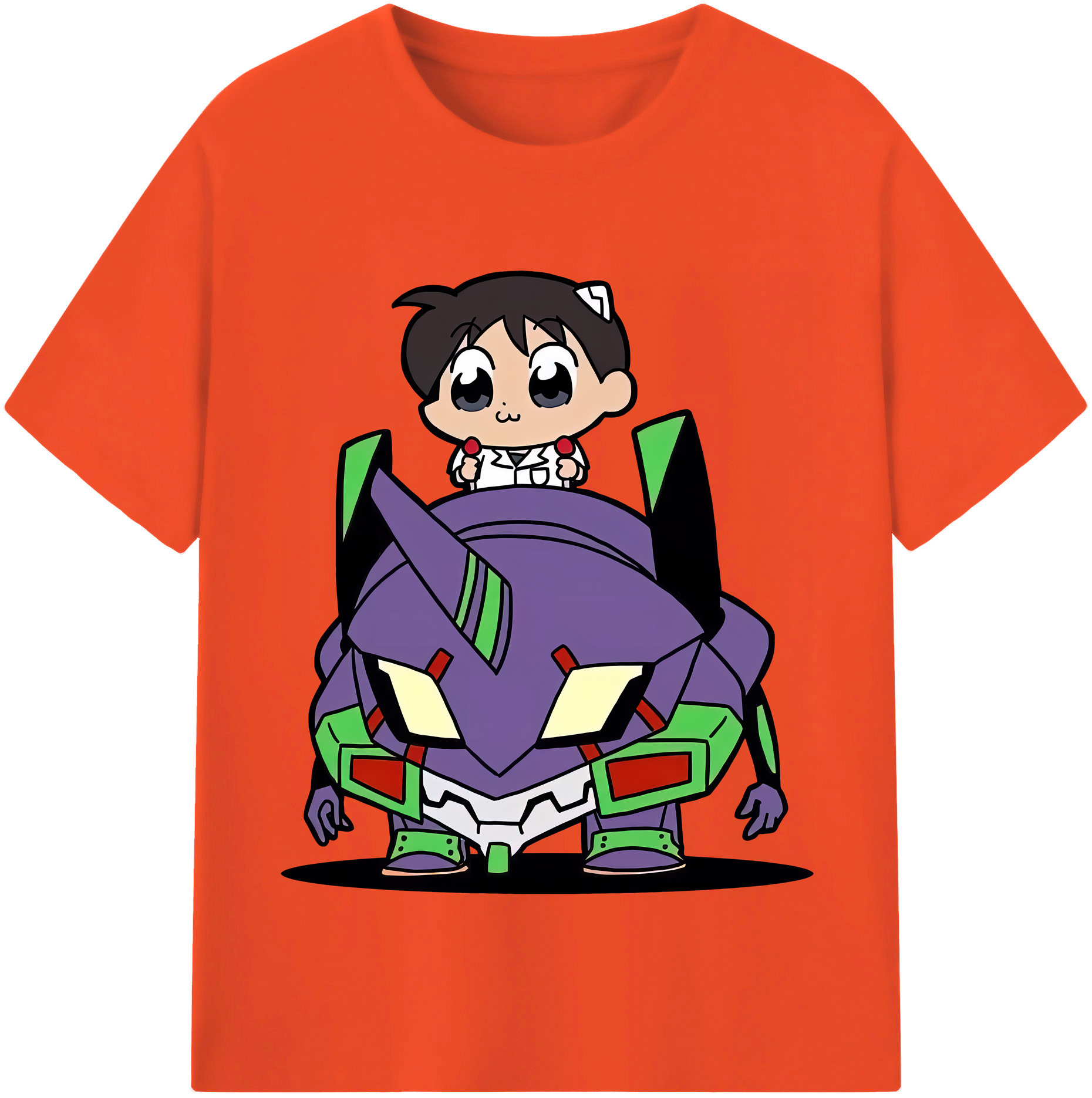 （画像用） EVA 新世紀エヴァンゲリオン 綿100％半袖Tシャツ（フロントプリント）
