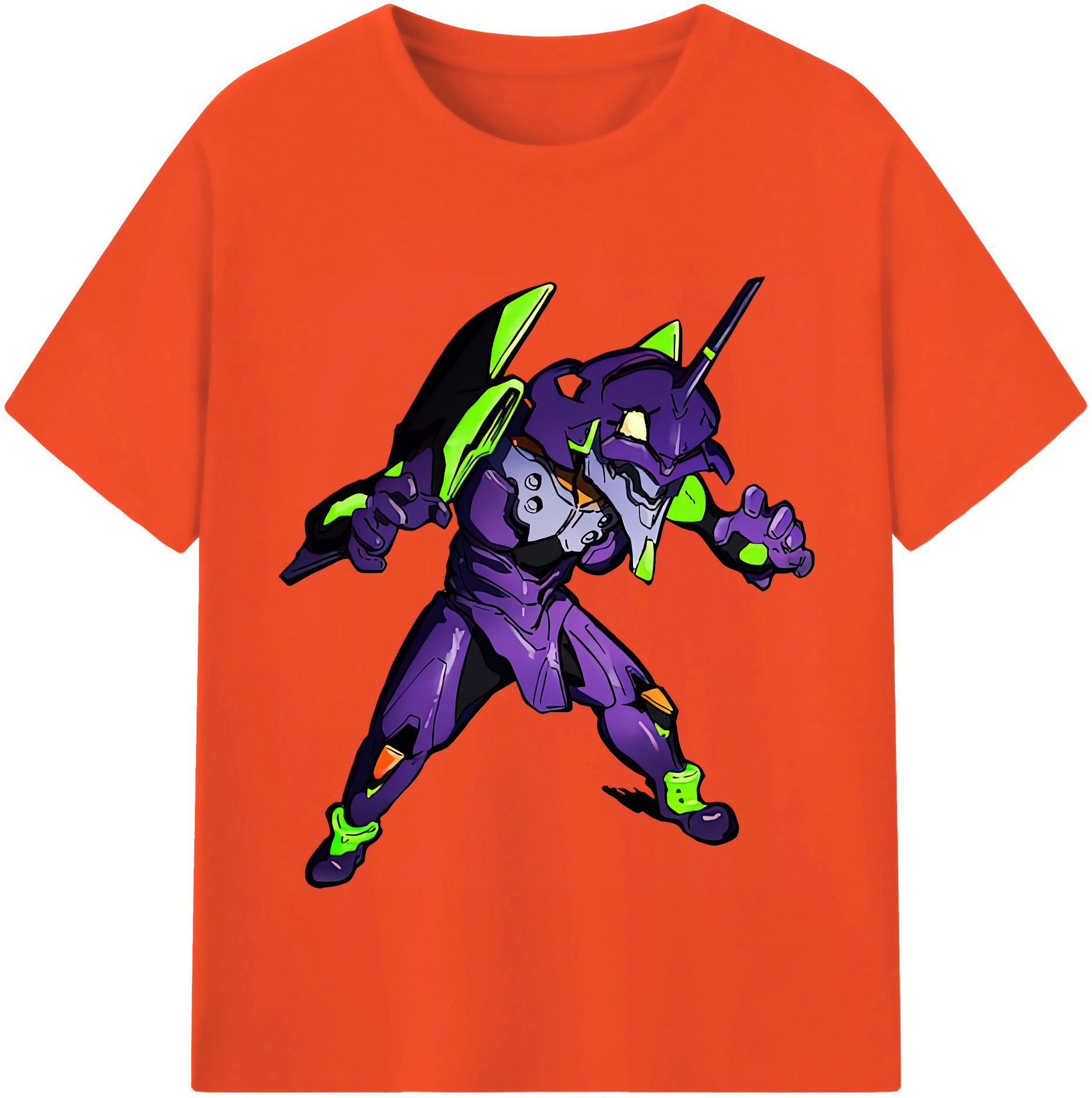 （画像用） EVA 新世紀エヴァンゲリオン 綿100％半袖Tシャツ（フロントプリント）
