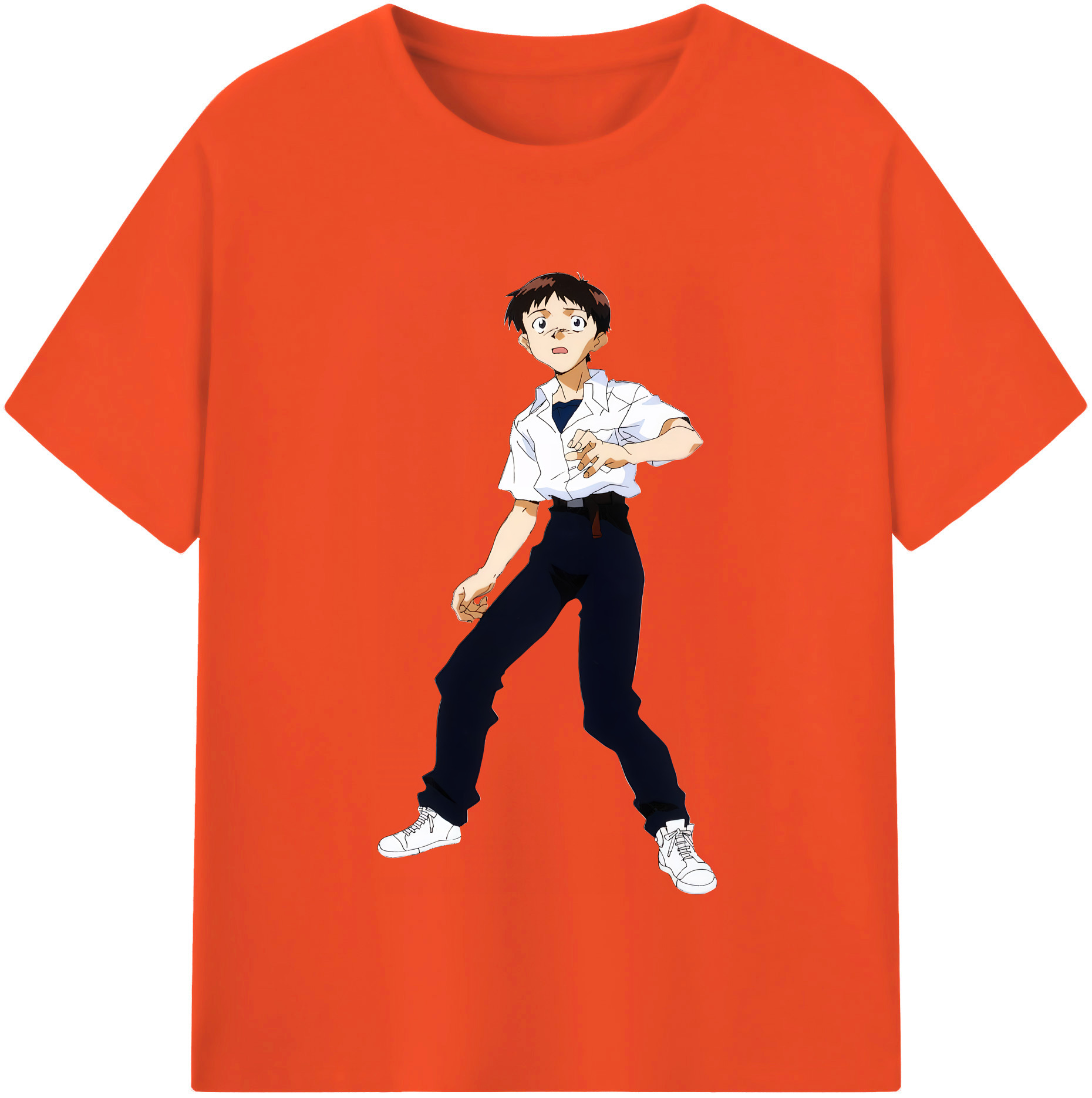 （画像用） EVA 新世紀エヴァンゲリオン 綿100％半袖Tシャツ（フロントプリント）