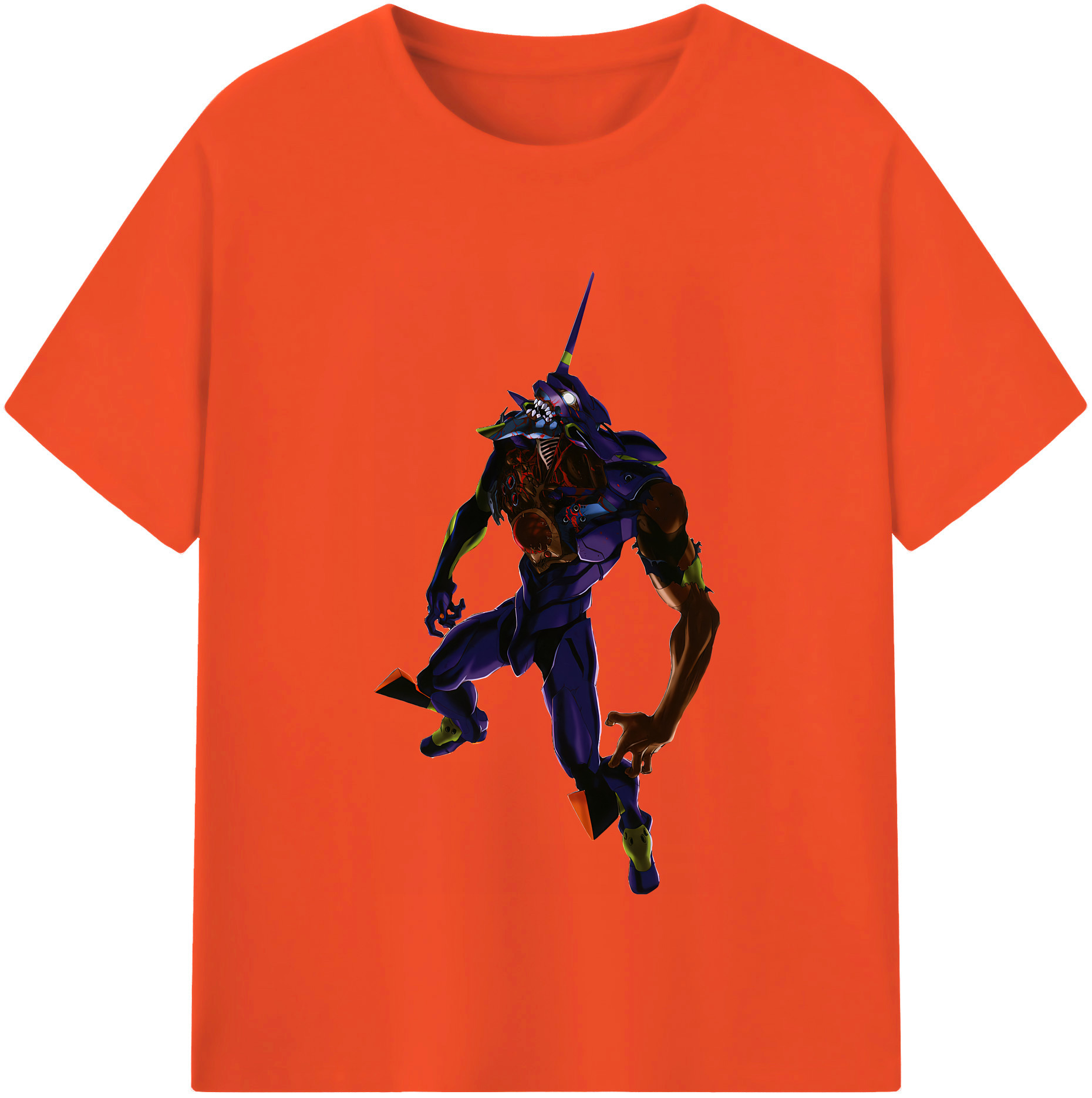 （画像用） EVA 新世紀エヴァンゲリオン 綿100％半袖Tシャツ（フロントプリント）