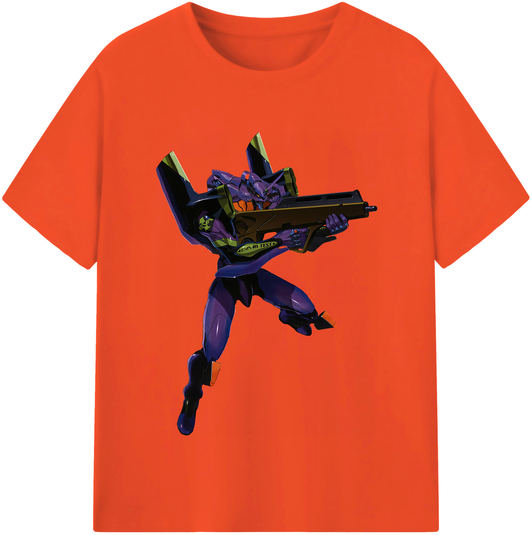 （画像用） EVA 新世紀エヴァンゲリオン 綿100％半袖Tシャツ（フロントプリント）