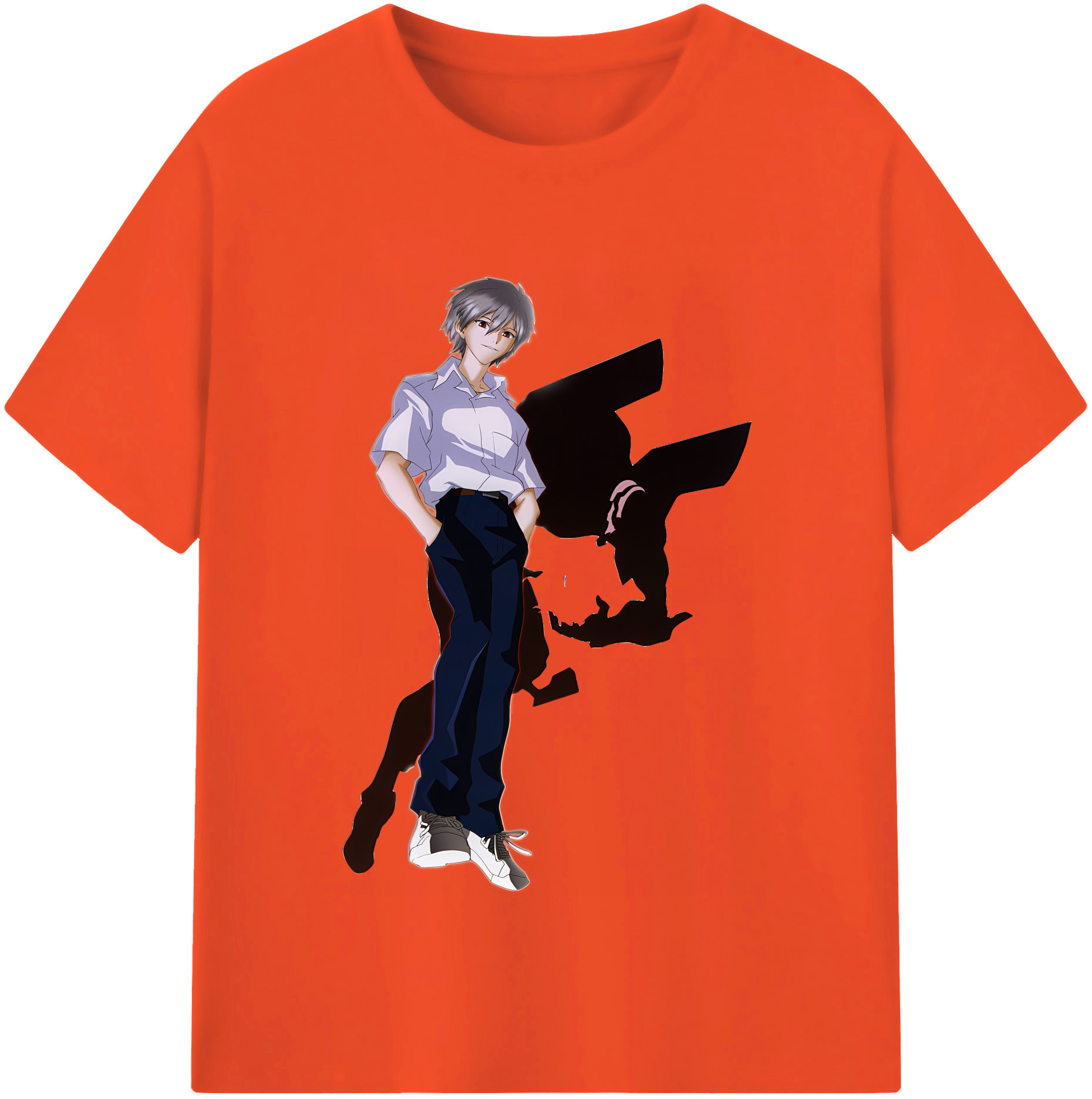 （画像用） EVA 新世紀エヴァンゲリオン 綿100％半袖Tシャツ（フロントプリント）