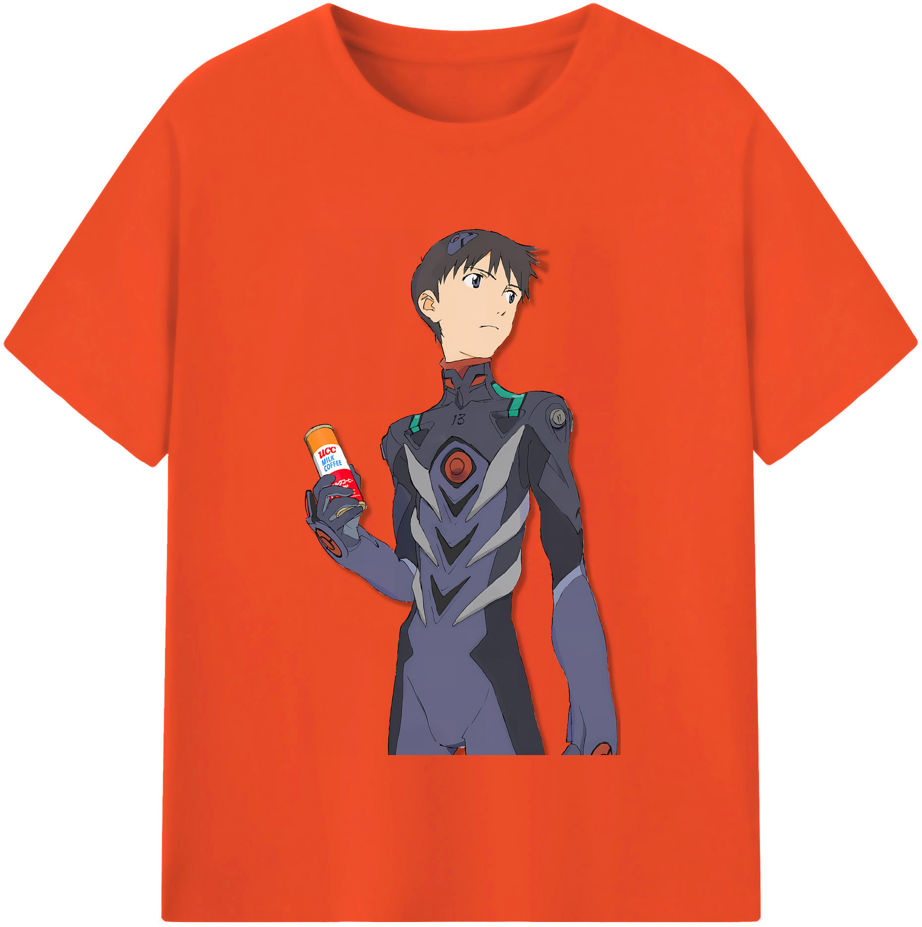 （画像用） EVA 新世紀エヴァンゲリオン 綿100％半袖Tシャツ（フロントプリント）