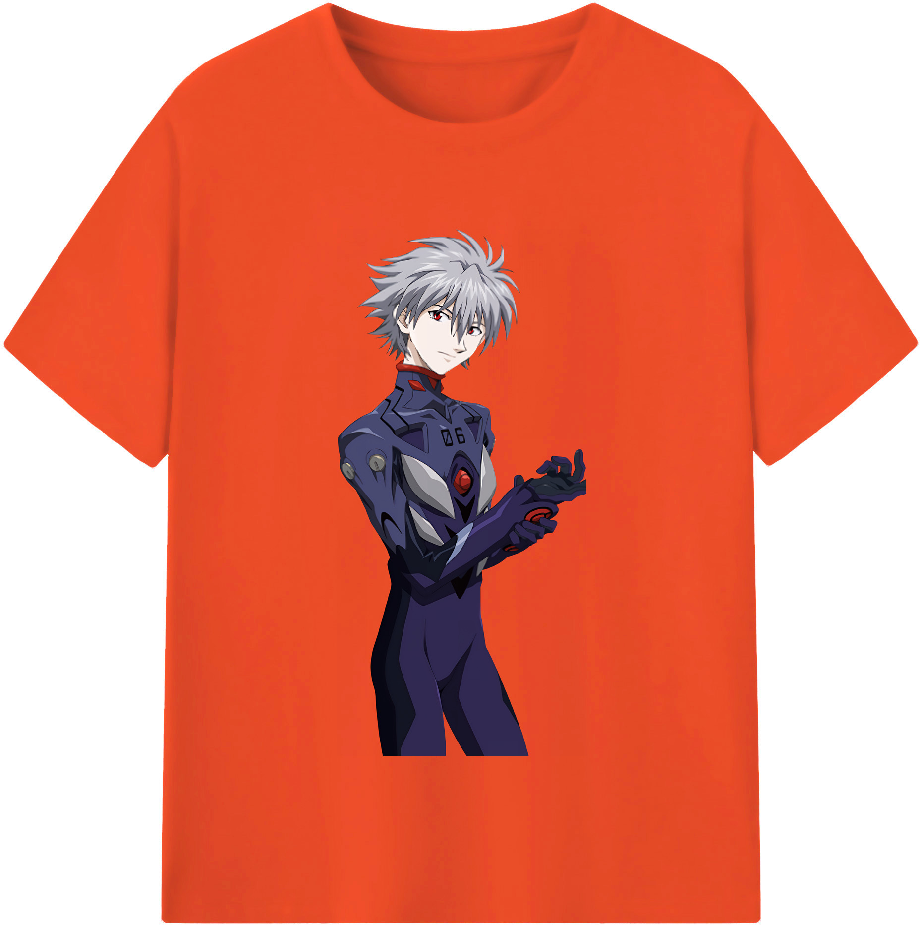 （画像用） EVA 新世紀エヴァンゲリオン 綿100％半袖Tシャツ（フロントプリント）