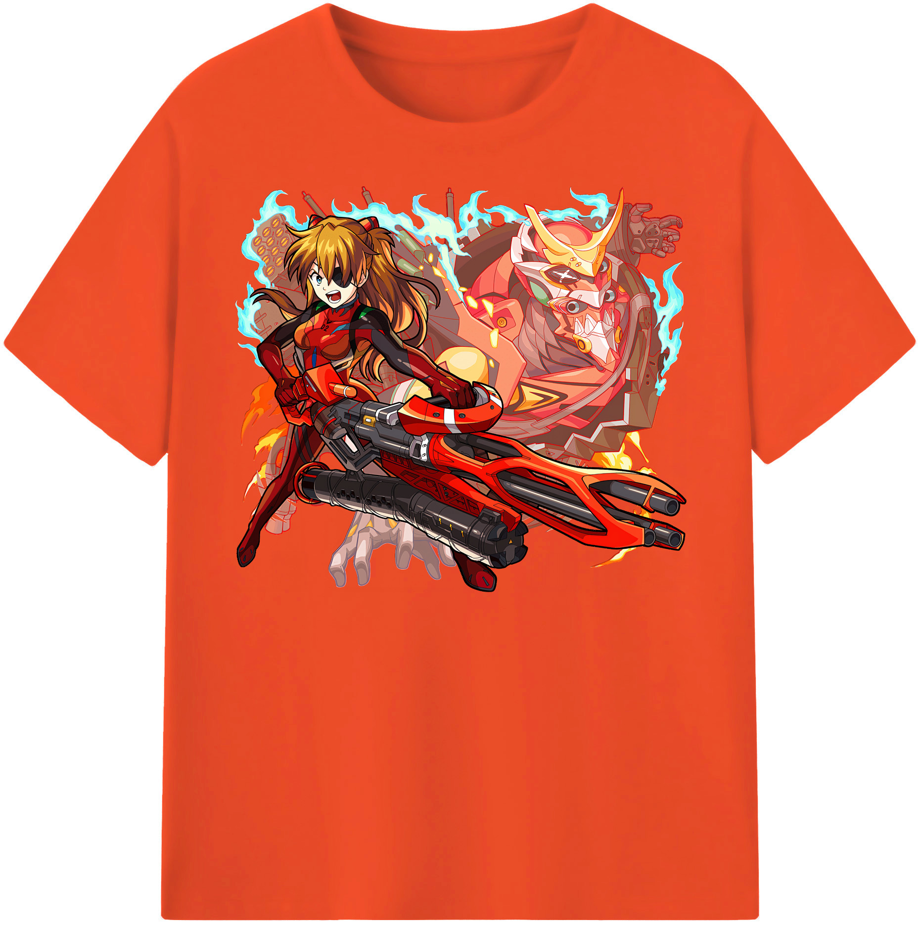 （画像用） EVA 新世紀エヴァンゲリオン 綿100％半袖Tシャツ（フロントプリント）