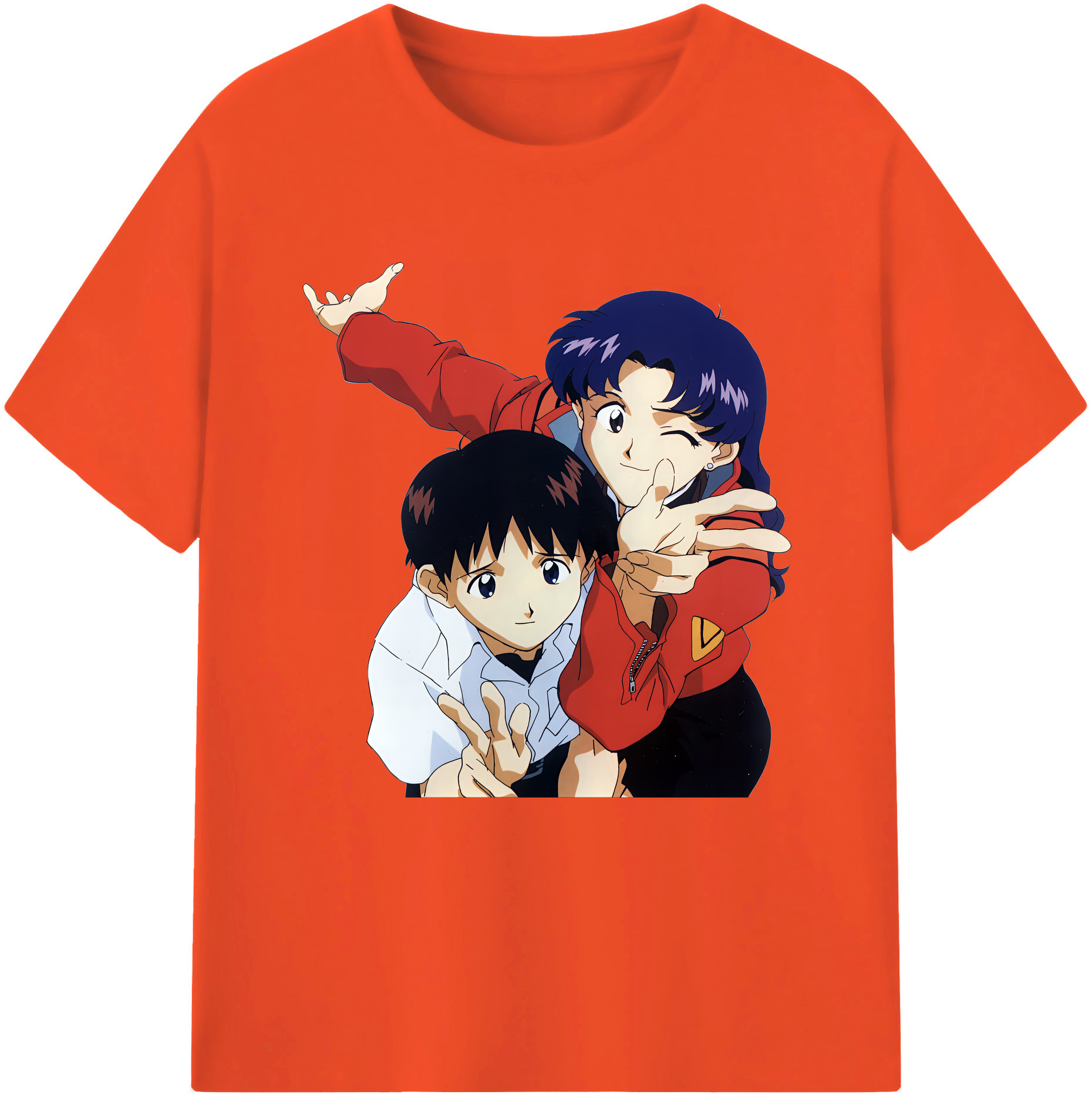（画像用） EVA 新世紀エヴァンゲリオン 綿100％半袖Tシャツ（フロントプリント）