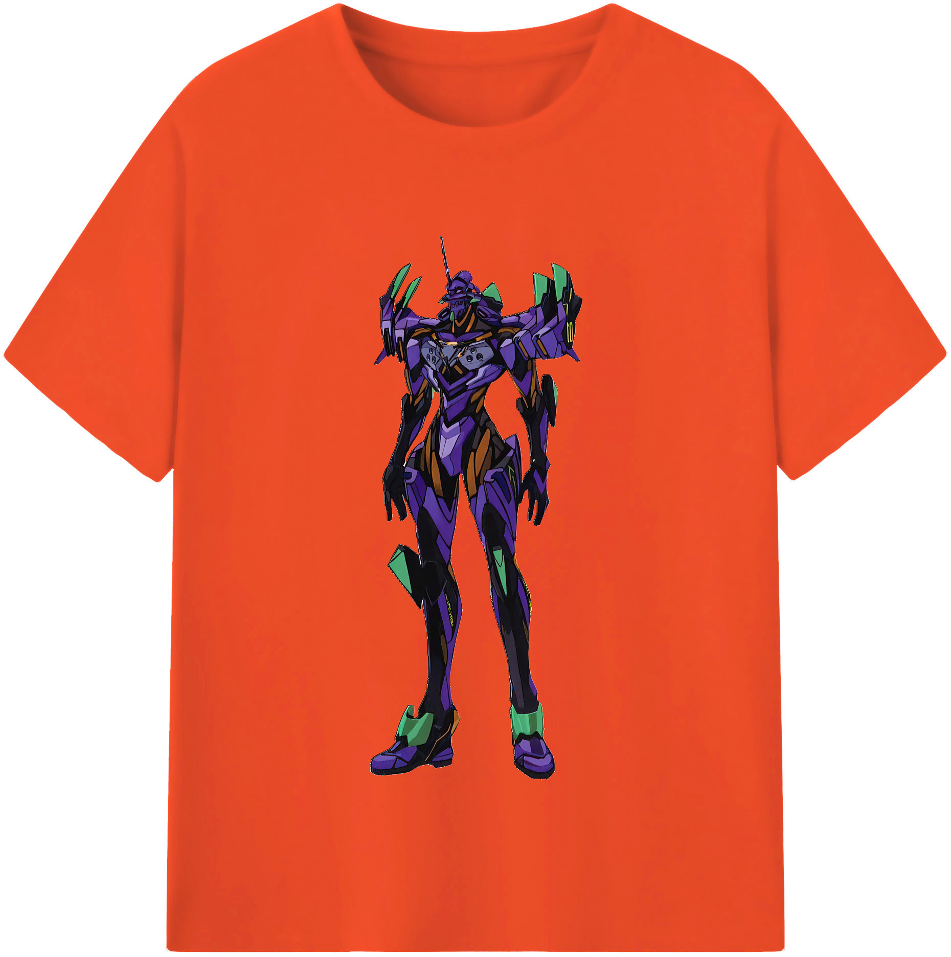 （画像用） EVA 新世紀エヴァンゲリオン 綿100％半袖Tシャツ（フロントプリント）
