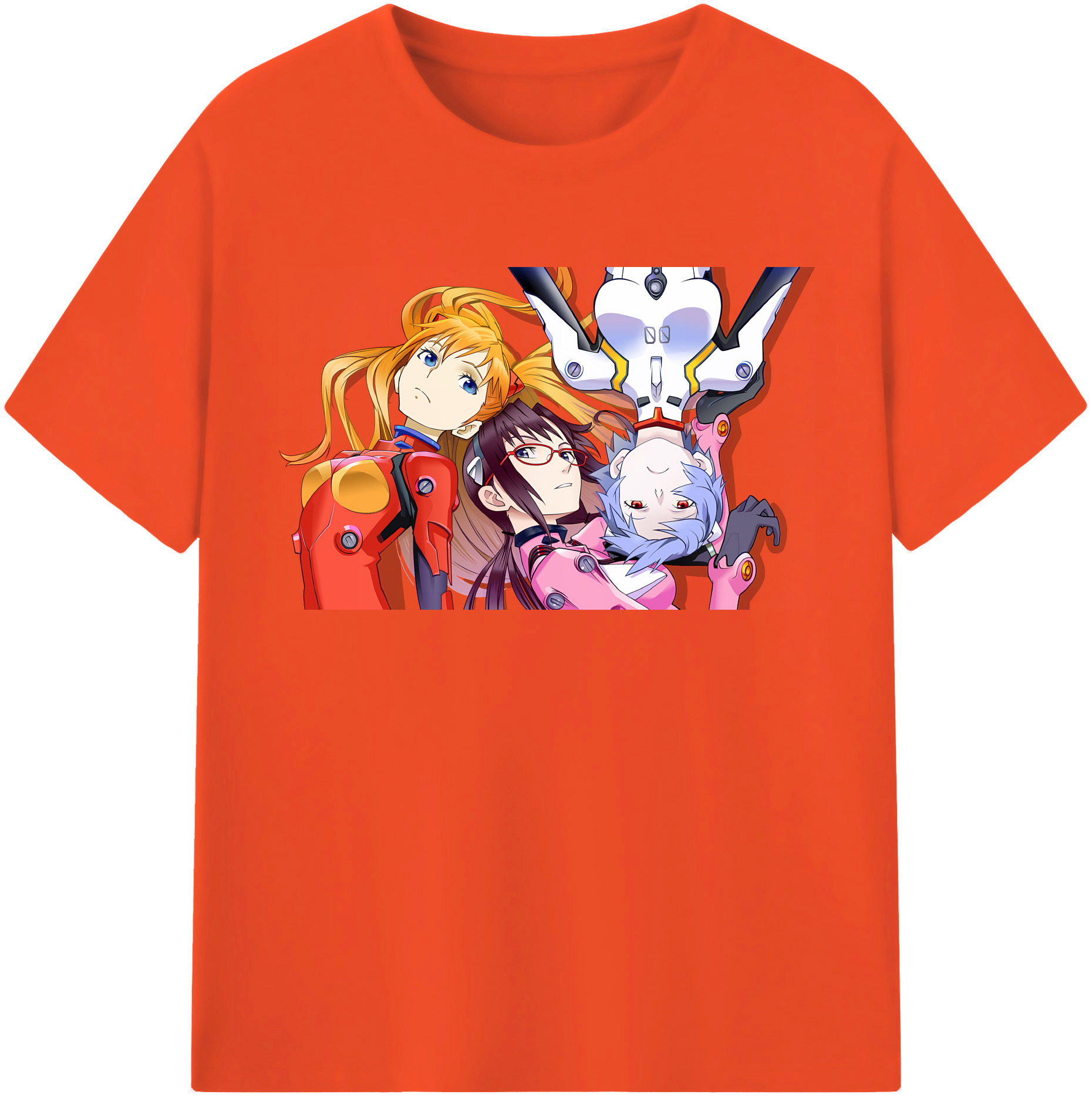 （画像用） EVA 新世紀エヴァンゲリオン 綿100％半袖Tシャツ（フロントプリント）