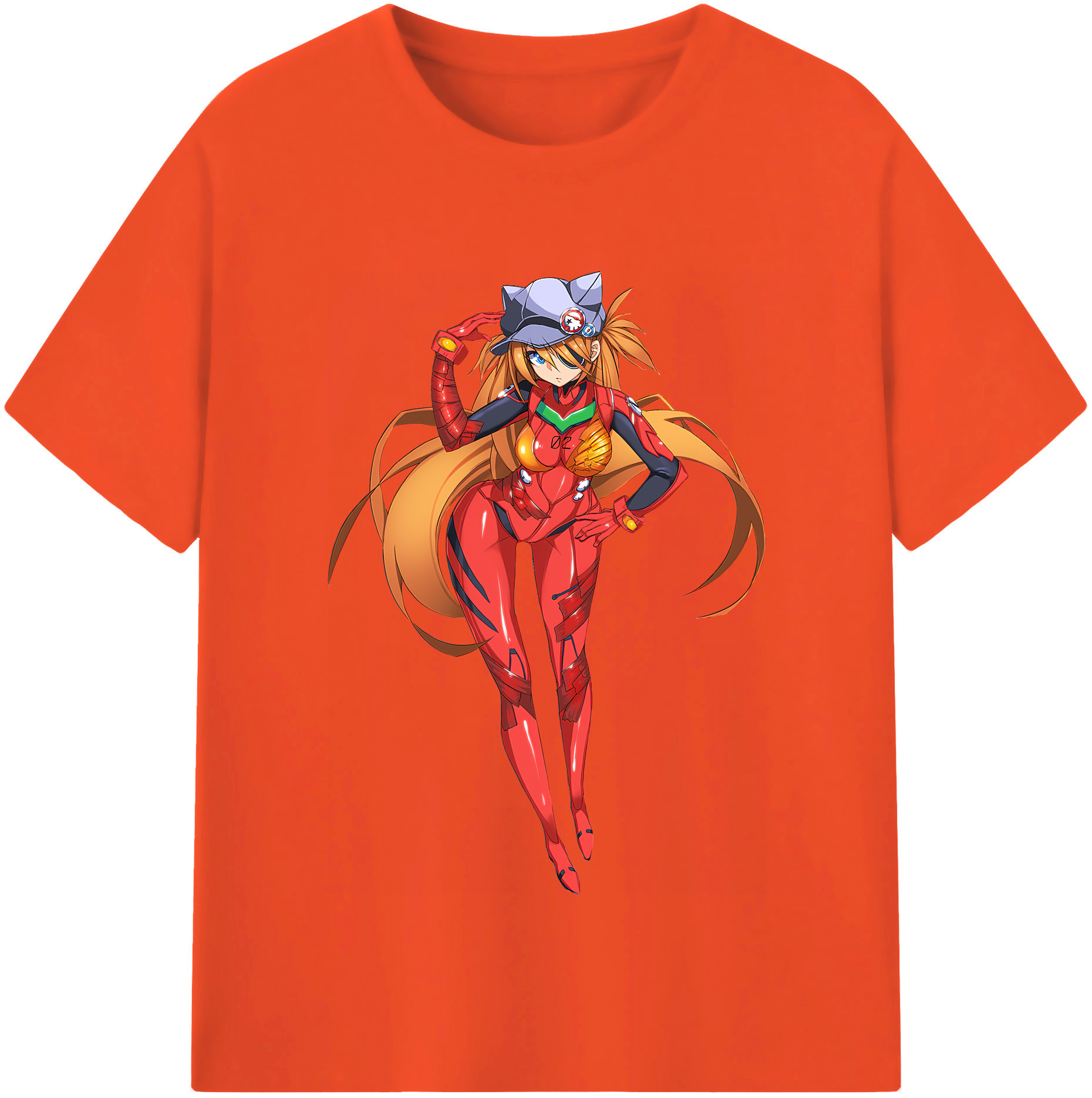 （画像用） EVA 新世紀エヴァンゲリオン 綿100％半袖Tシャツ（フロントプリント）