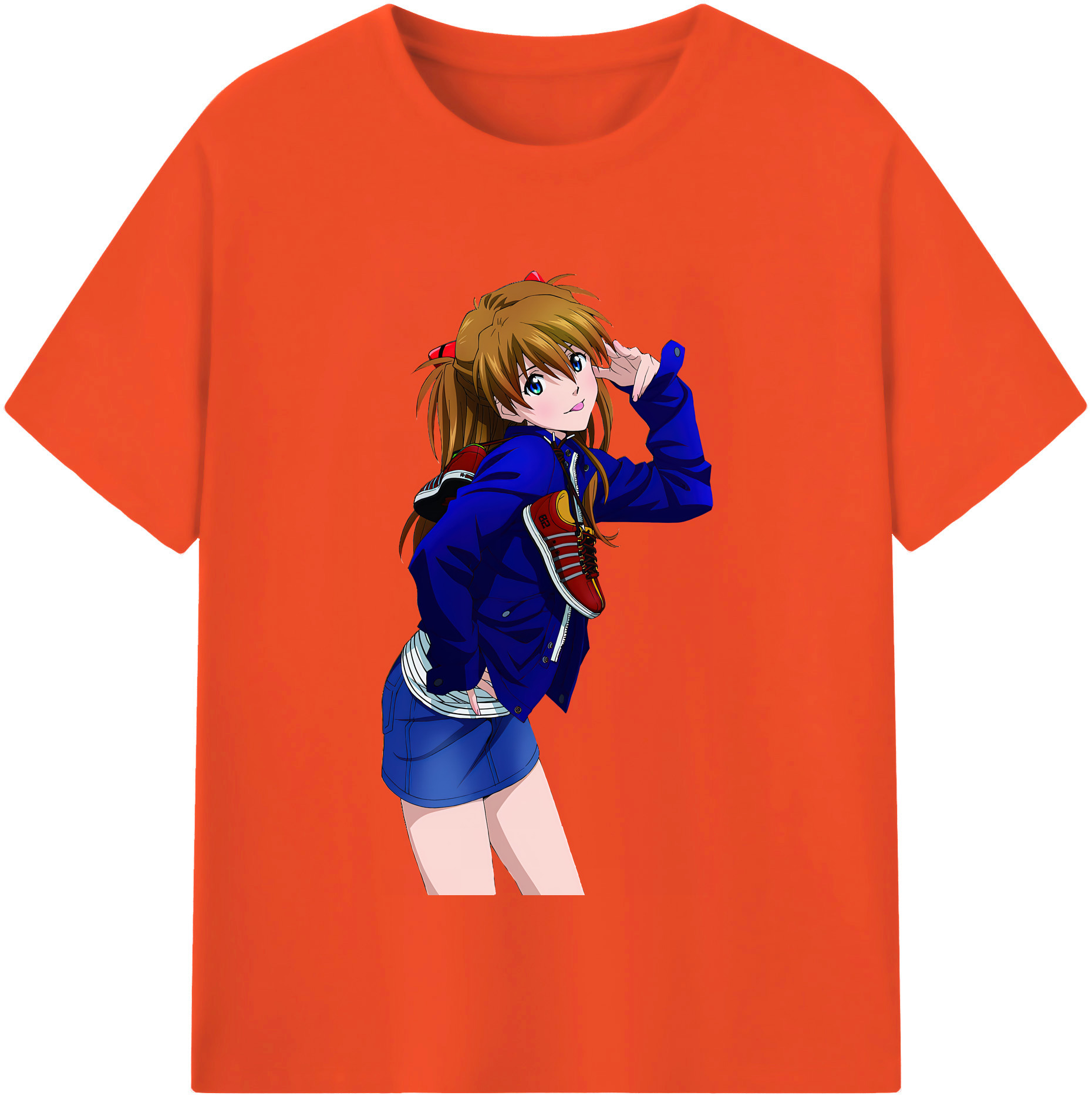 （画像用） EVA 新世紀エヴァンゲリオン 綿100％半袖Tシャツ（フロントプリント）